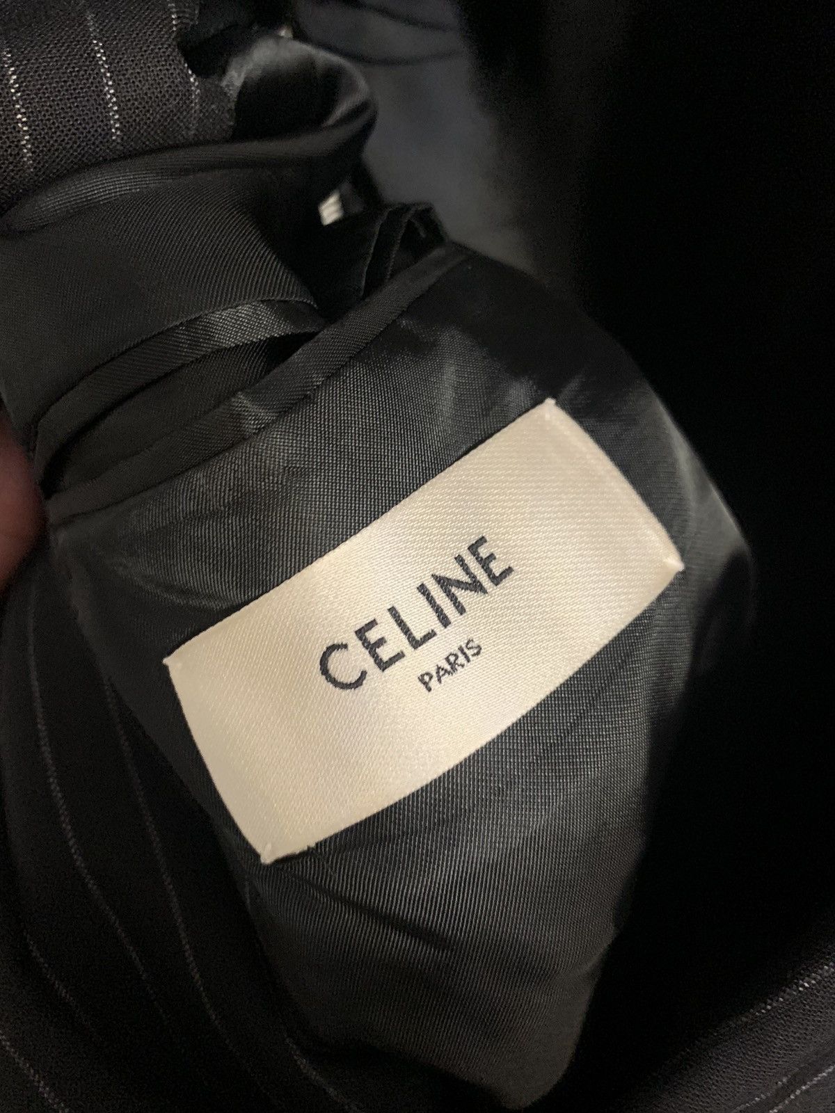 Celine Celine 2024SS Padded Stripe blazer Size US L / EU 52-54 / 3 - 5 Thumbnail
