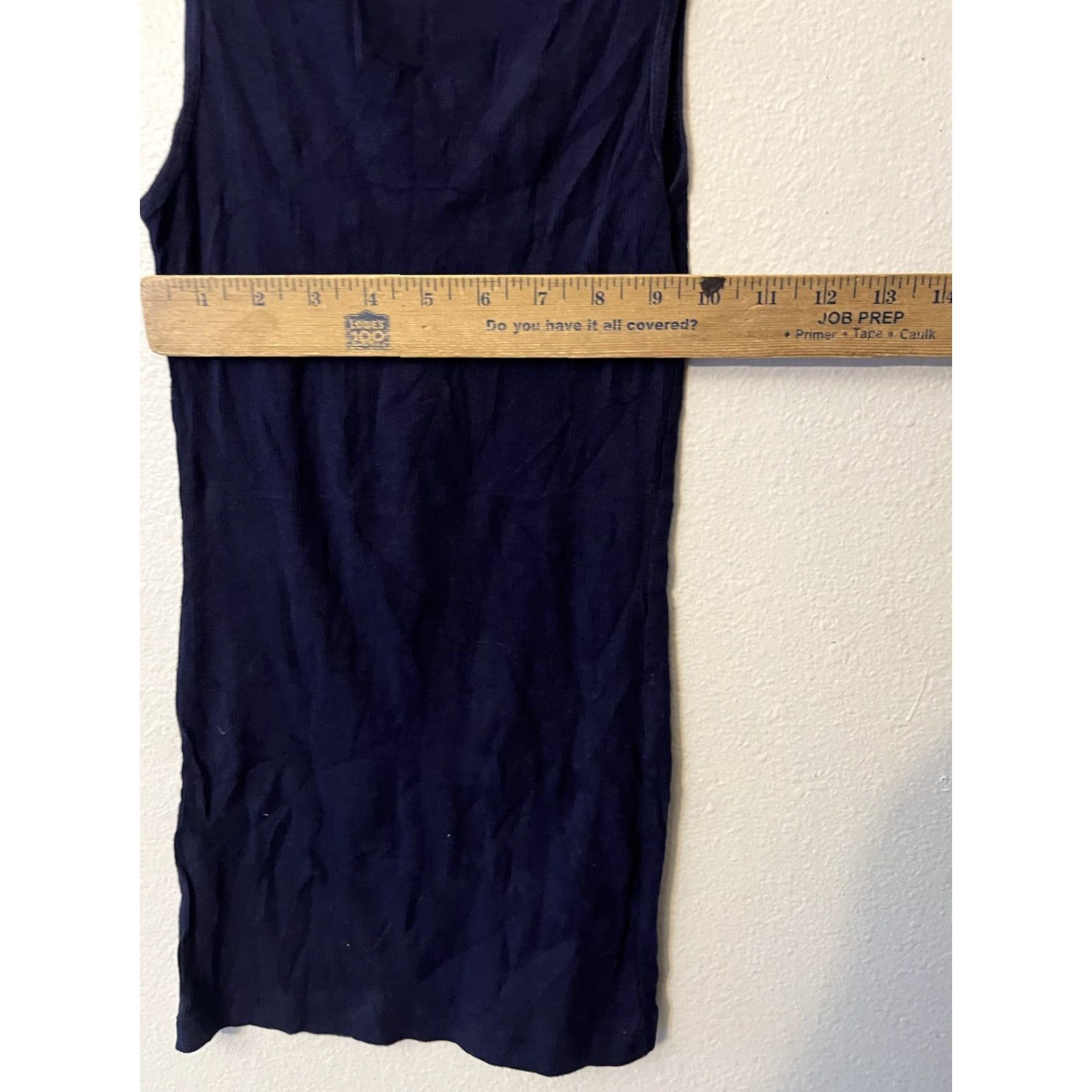 Gap Gap Tank Women XS Navy Blue Solid Sleeveless Crew Neck Blouse Size XS / US 0-2 / IT 36-38 - 5 Thumbnail
