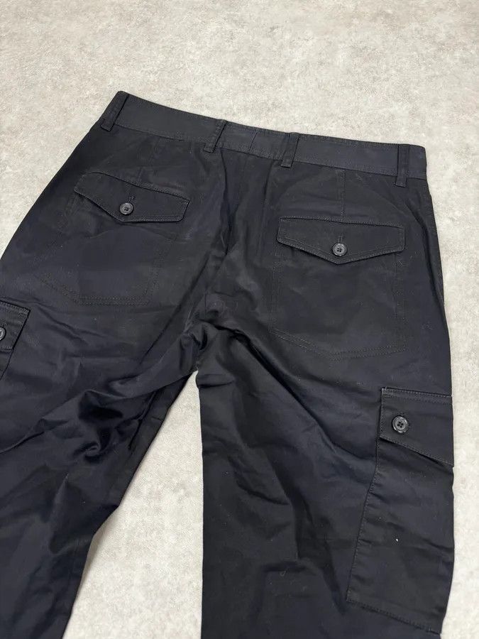 Dolce & Gabbana 2000s Dolce & Gabbana Black Flat Pockets Pants Size US 39 - 7 Thumbnail