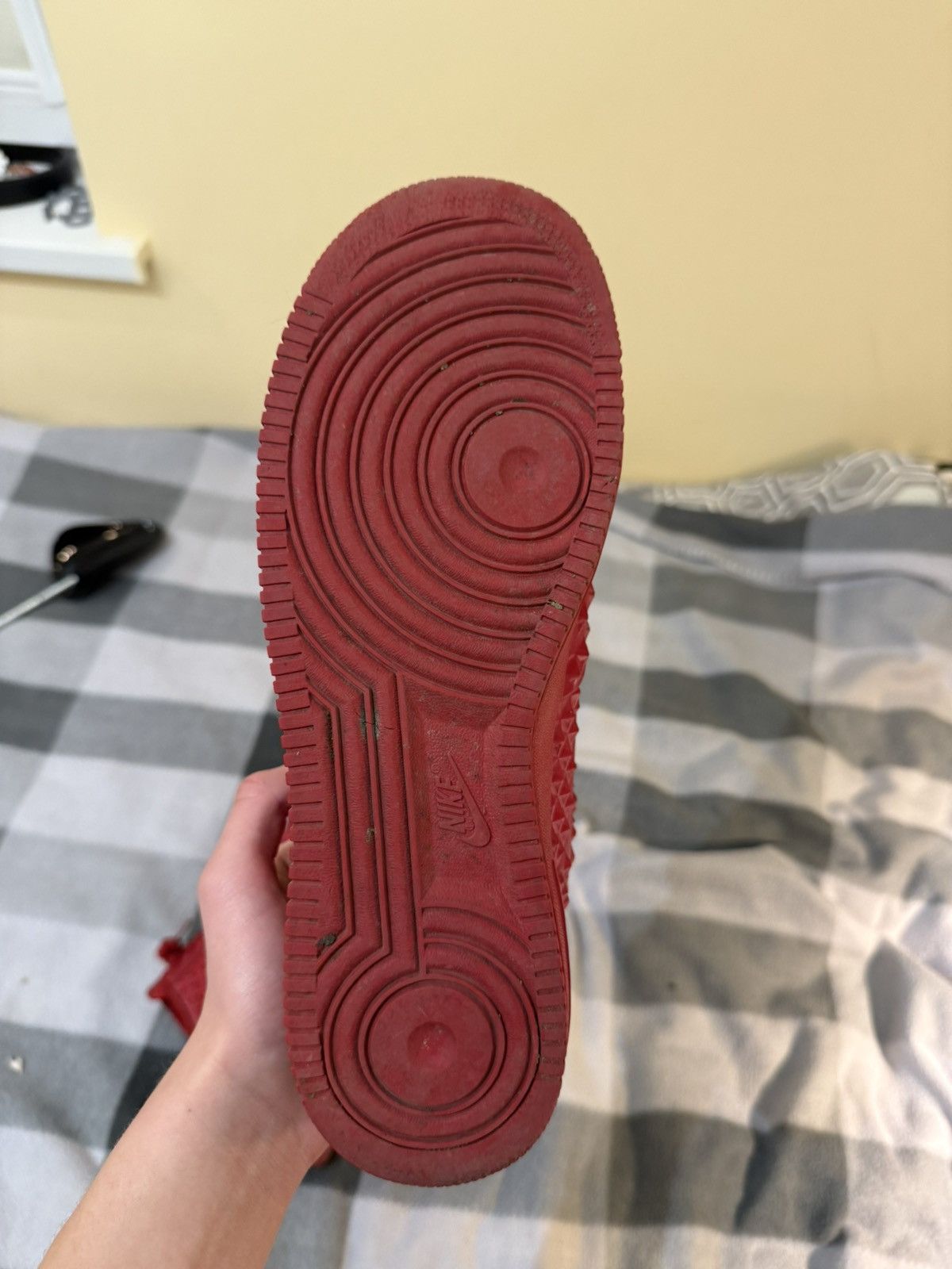 Nike Independence day red air force 1 Size US 11.5 / EU 44-45 - 7 Thumbnail