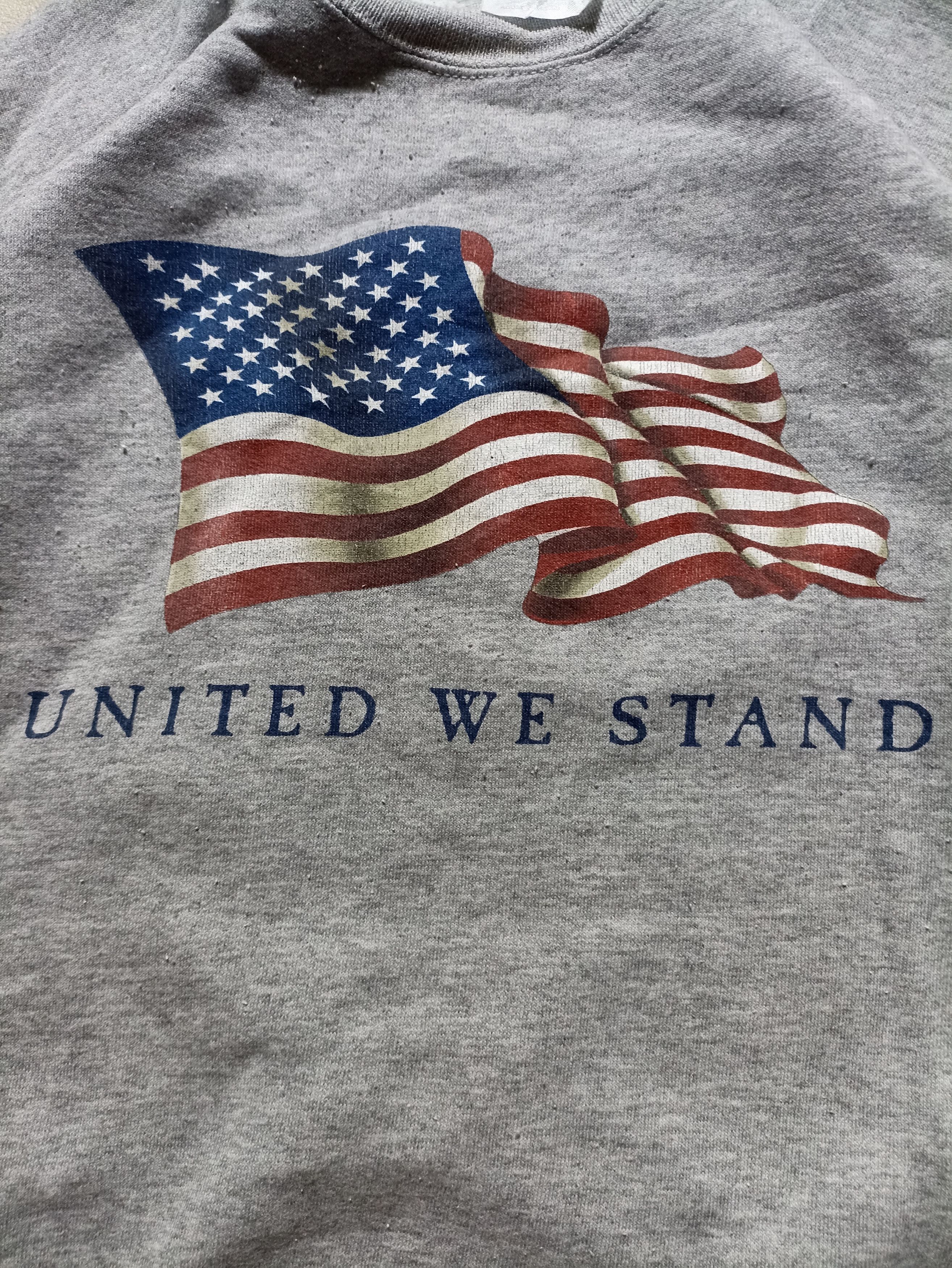 Other Vintage United We Stand Sweartshirt USA American Flag Size US L / EU 52-54 / 3 - 2 Thumbnail