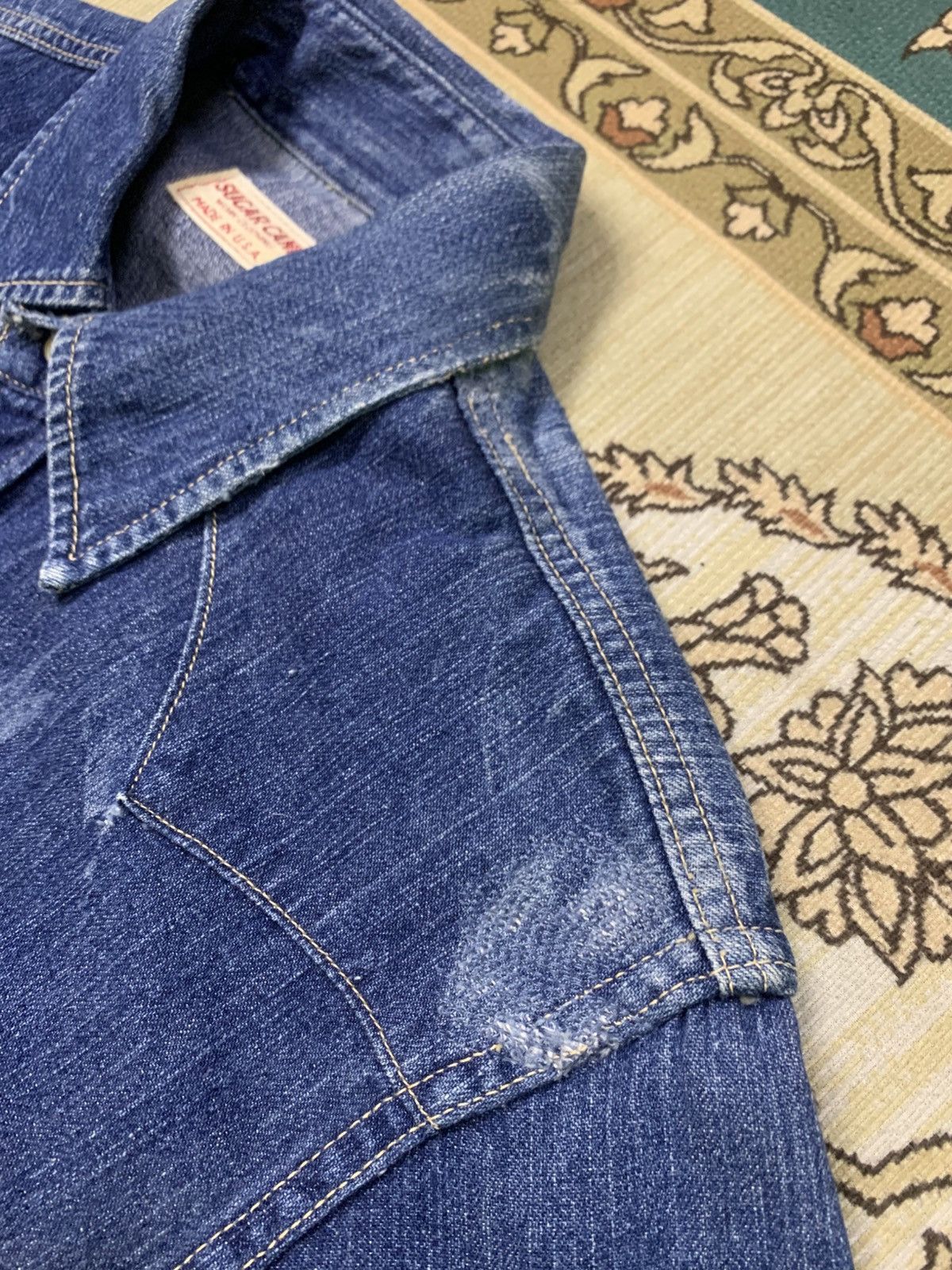 Sugar Cane VINTAGE SUGAR CANE TOYO ENTERPRISE DENIM SHIRTS Size US M / EU 48-50 / 2 - 3 Thumbnail