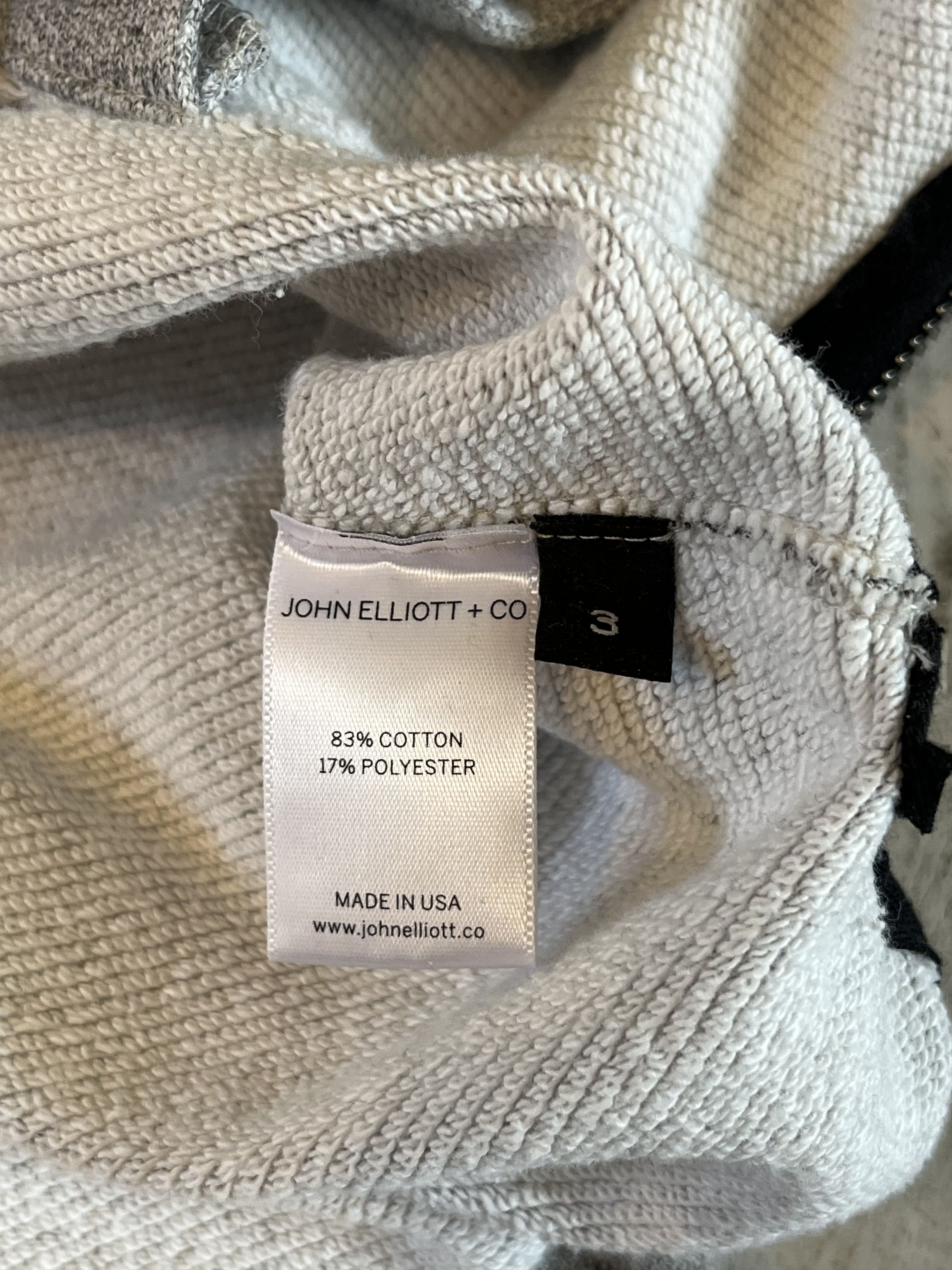 Designer × John Elliott John Elliot + Co Side Zip RiRi Sweatshirt Made in USA Size US L / EU 52-54 / 3 - 8 Thumbnail