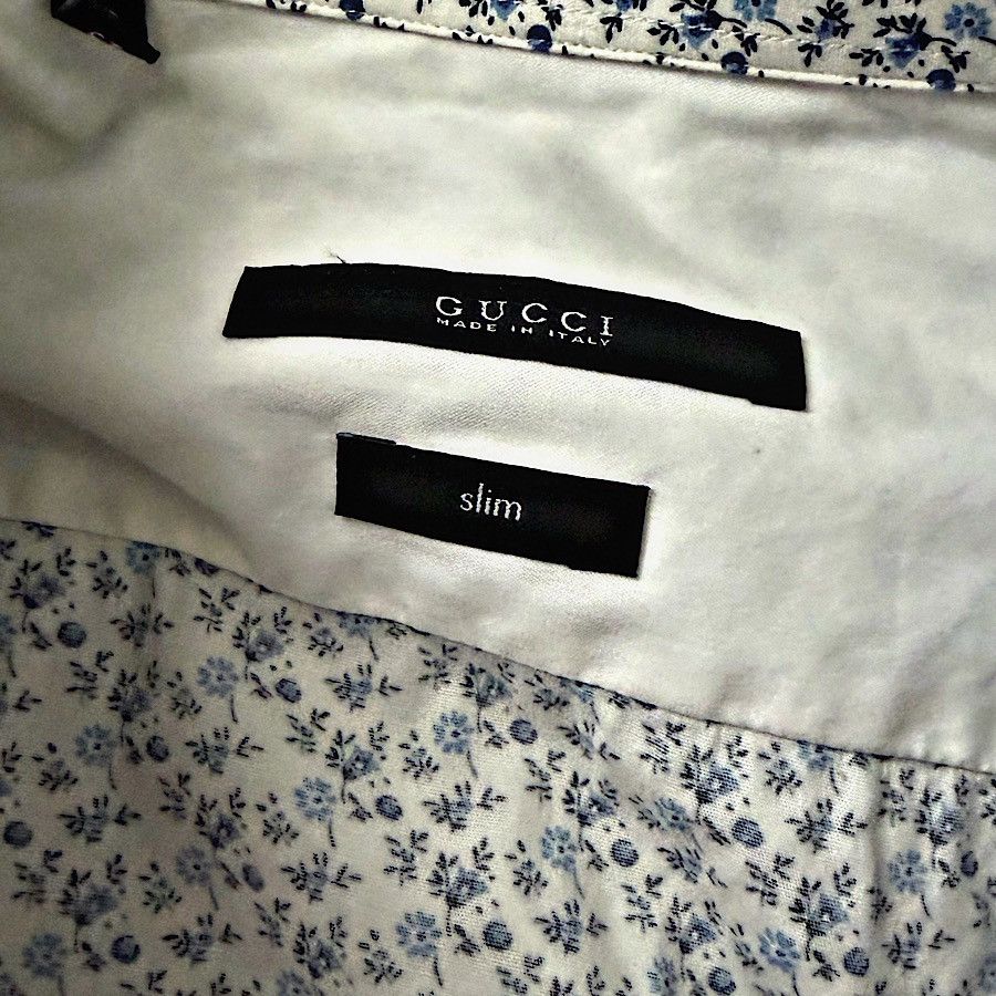 Gucci Authentic Gucci 12 FW Glass Button Shirt Size US S / EU 44-46 / 1 - 4 Thumbnail