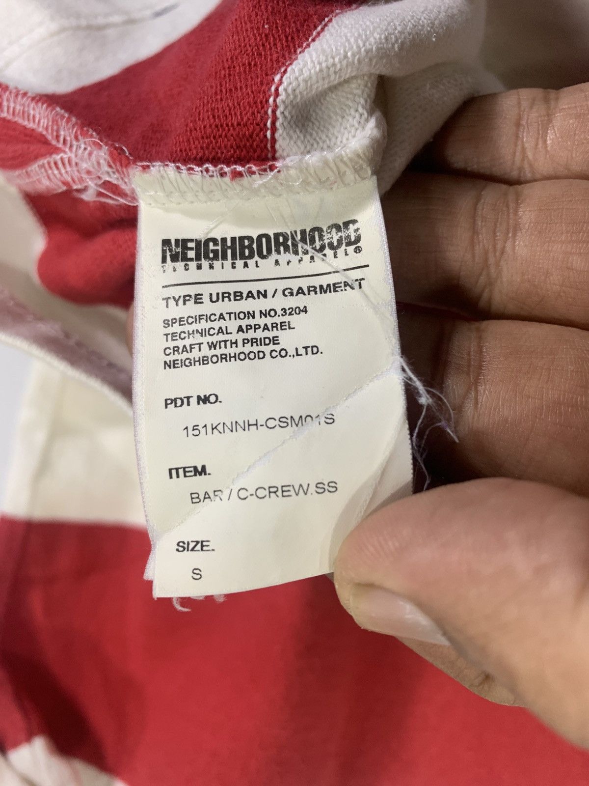 Neighborhood Neighborhood Striped Tee Size US S / EU 44-46 / 1 - 6 Thumbnail