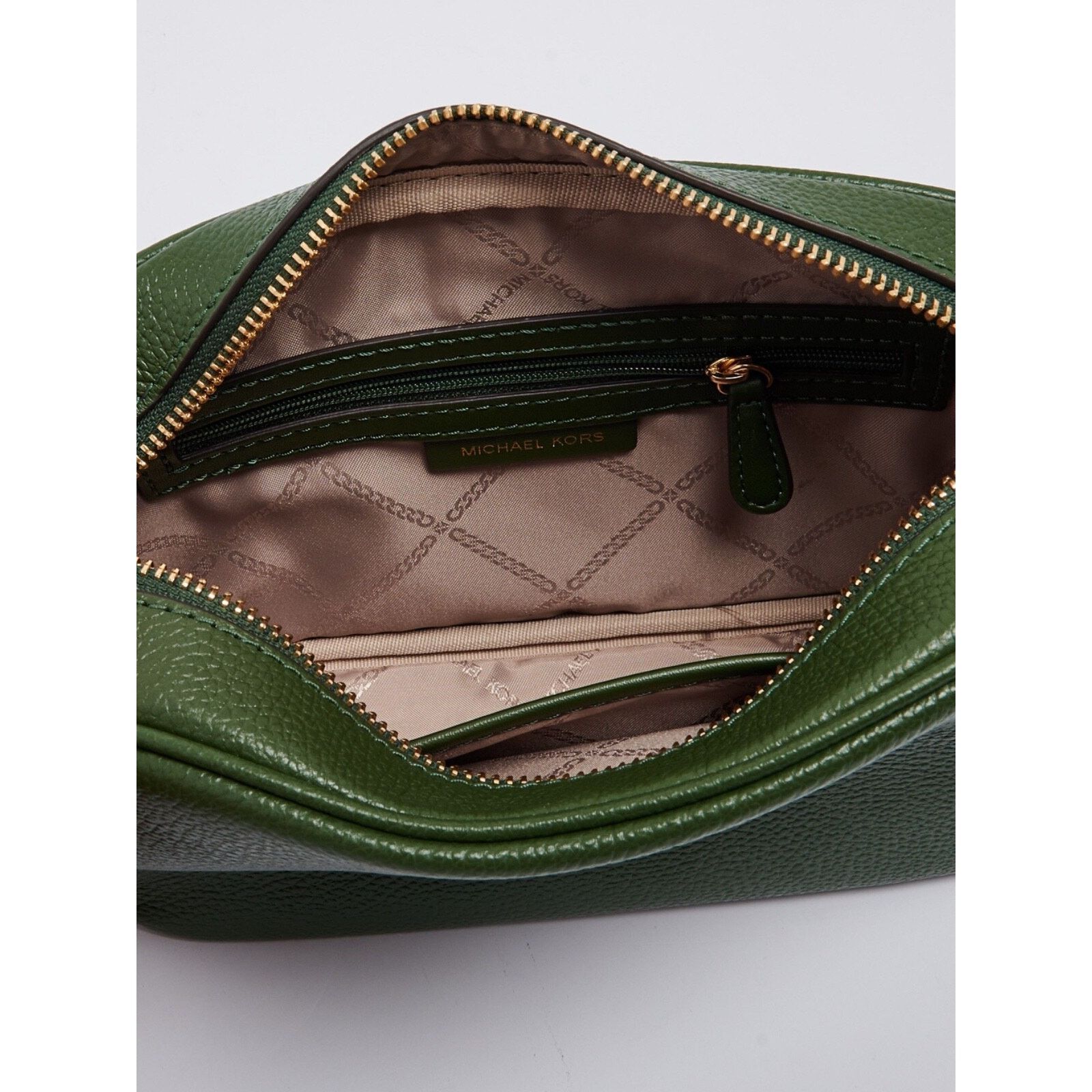 Michael Kors Michael Kors Ginny Leather Crossbody Bag Green EUC MSRP $248 Size ONE SIZE - 20 Thumbnail