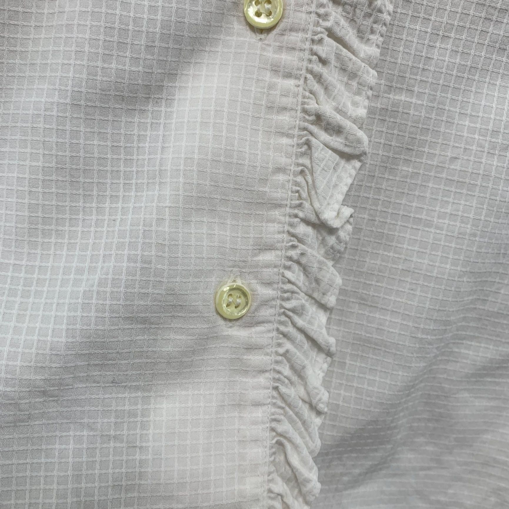 Countess Mara VINTAGE Countess Mara Blouse Womens L White Long Sleeve Ruffle Trim 60s 70s Regular Size: L Womens Men? (No, avoid extra) Size L / US 10 / IT 46 - 7 Thumbnail