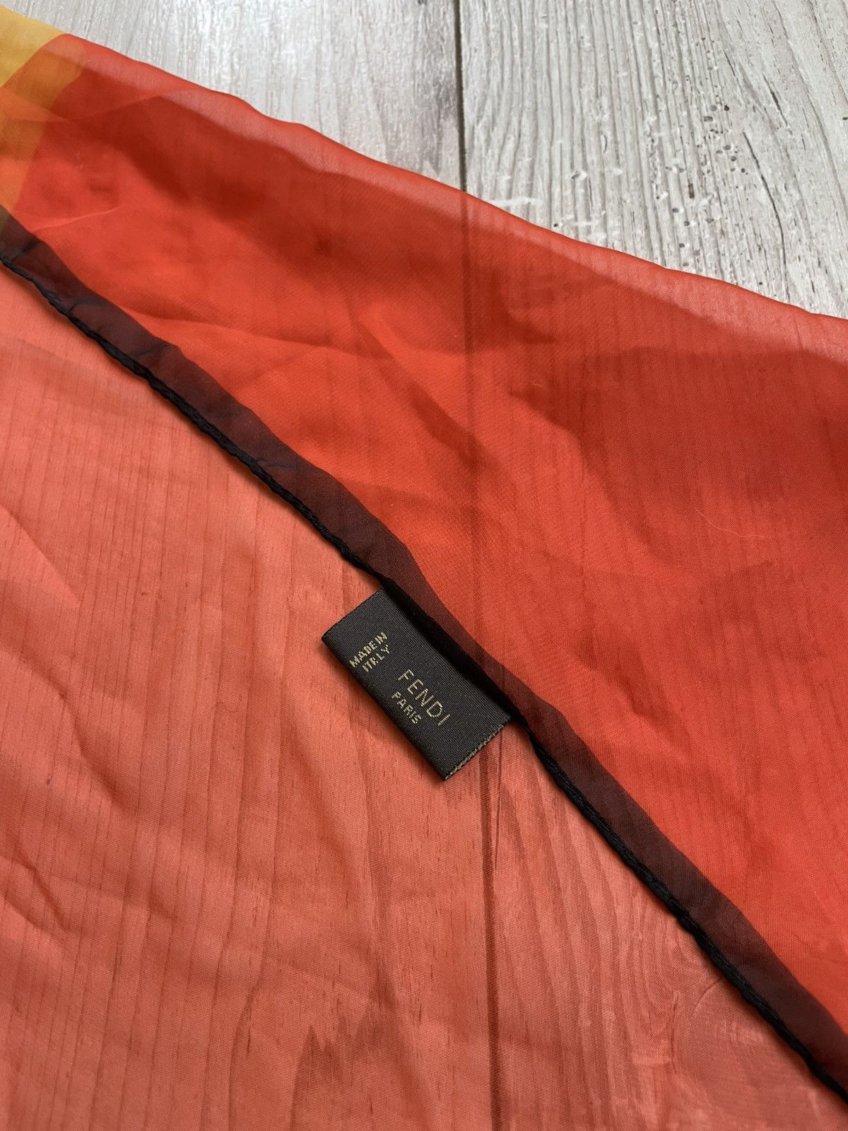 Fendi Fendi Silk Scarf Size ONE SIZE - 11 Thumbnail