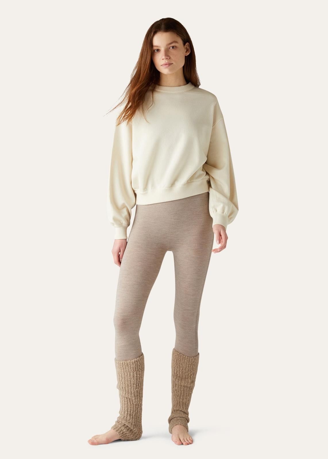 Loro Piana o1srvl11e1125 FAN2589 Cocooning Sweatshirt in White Size M / US 6-8 / IT 42-44 - 4 Thumbnail