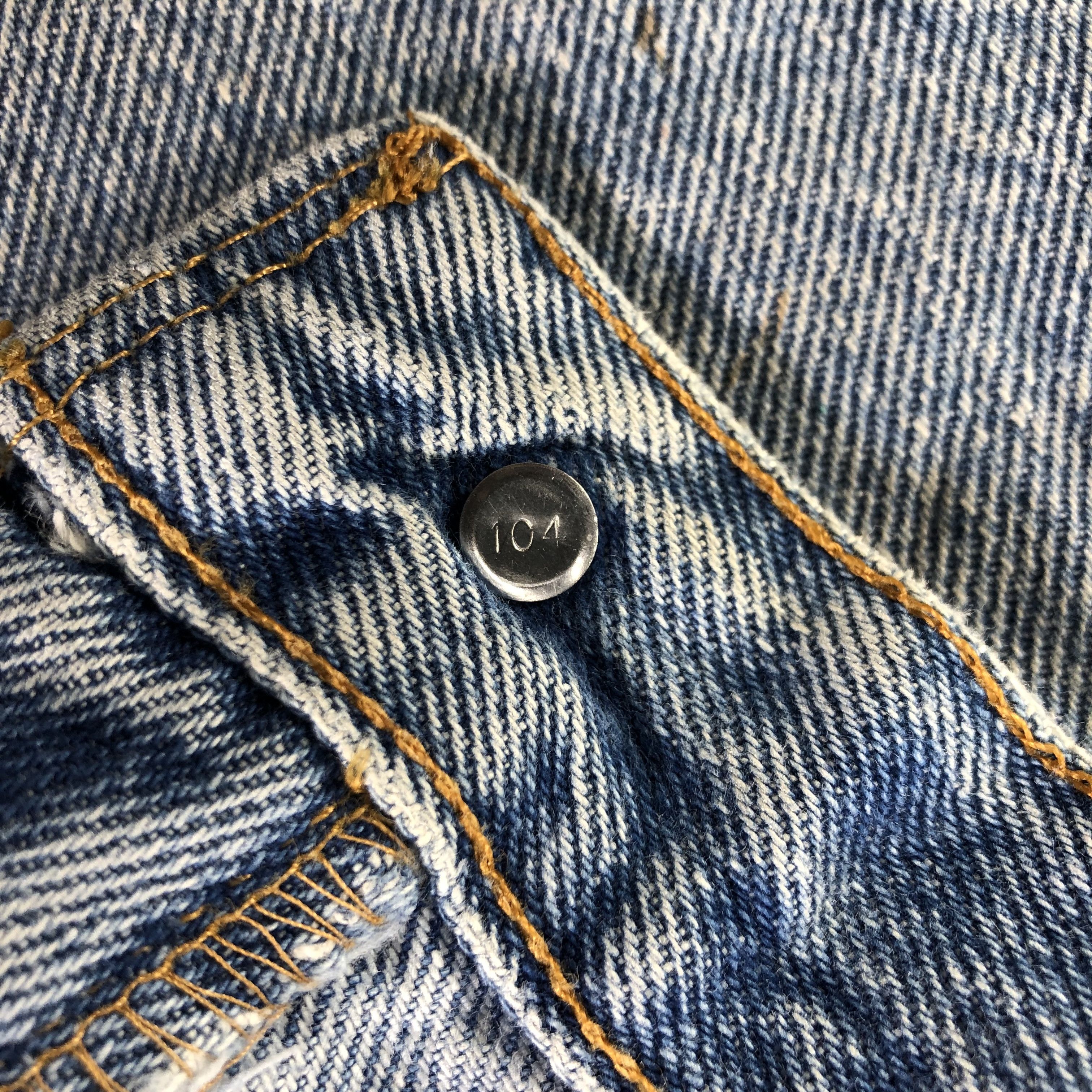 Levi's 90s Vintage Blue Wash Levis Jeans-J3112 Size US 33 - 9 Thumbnail