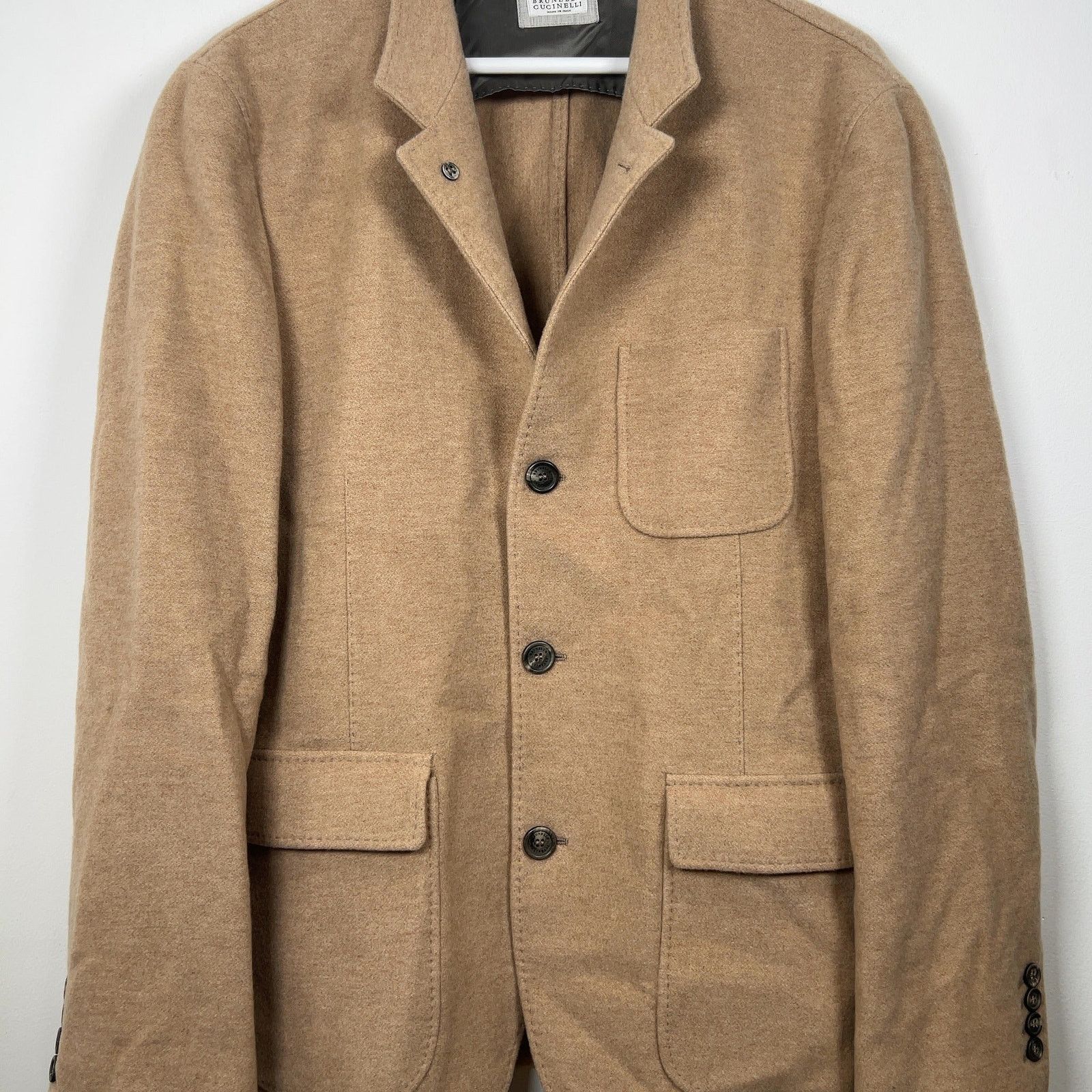 Brunello Cucinelli Brunello Cucinelli Cashmere Sport Coat Light Jacket Size US XL / EU 56 / 4 - 2 Thumbnail