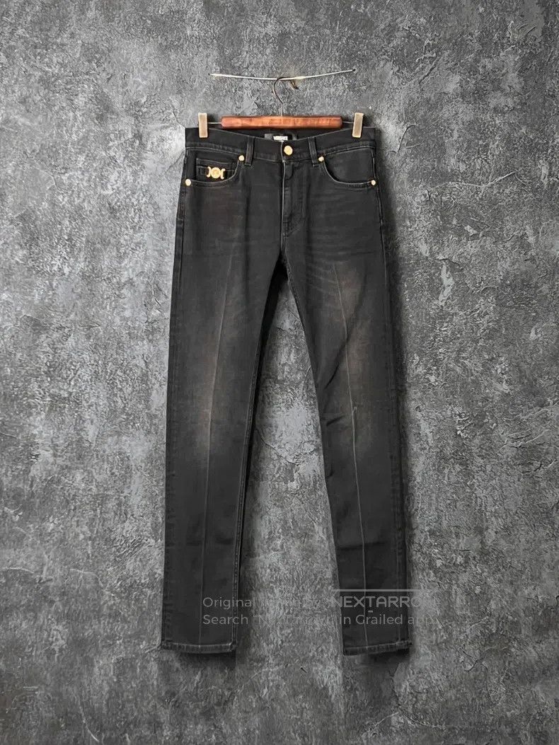 Versace Versace Smoked black cotton denim Size US 28 / EU 44 - 1 Thumbnail