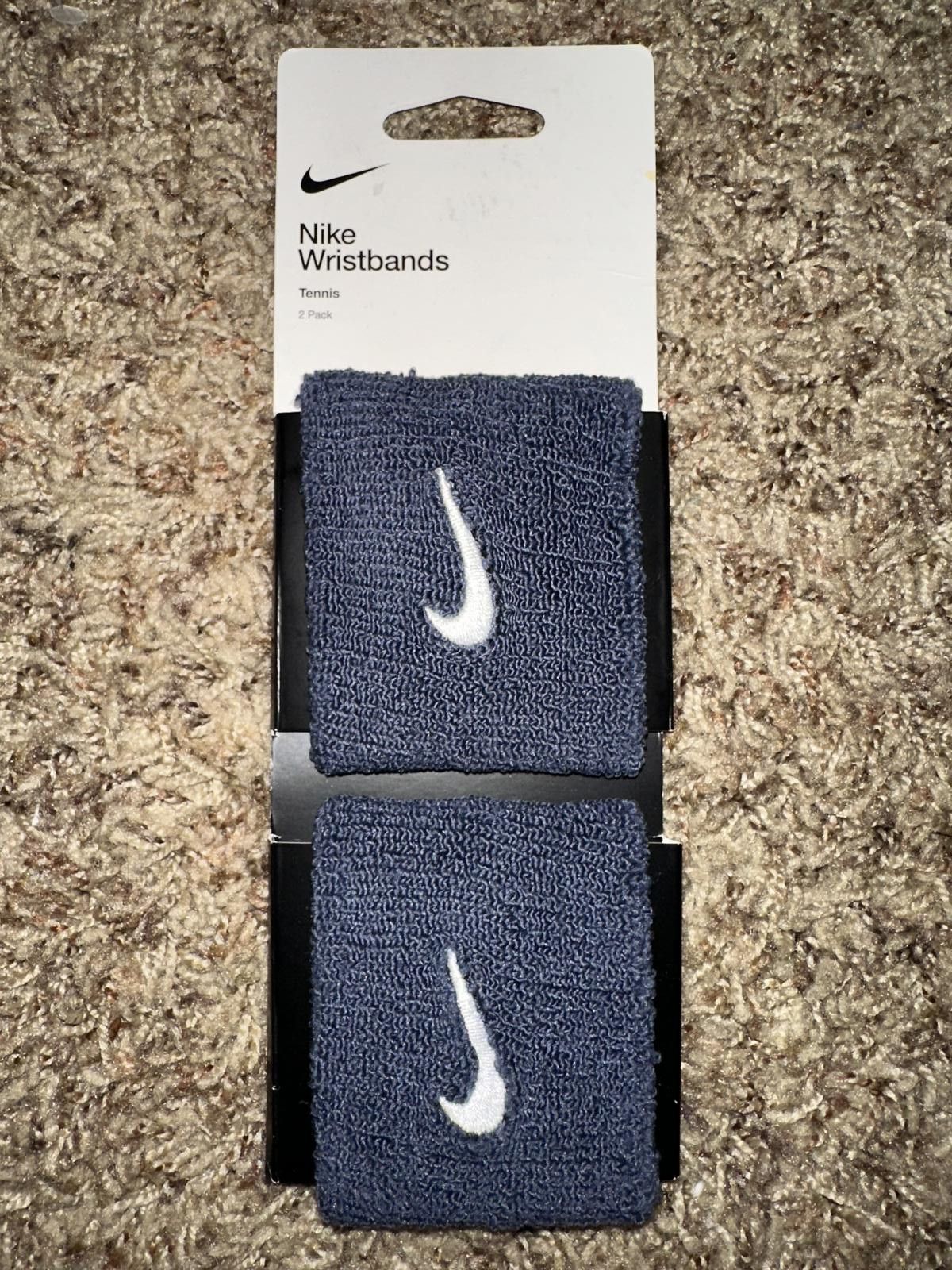Nike Nike Tennis Premier Sportswear Band Blue 2pcs Wristband Size ONE SIZE - 1 Thumbnail