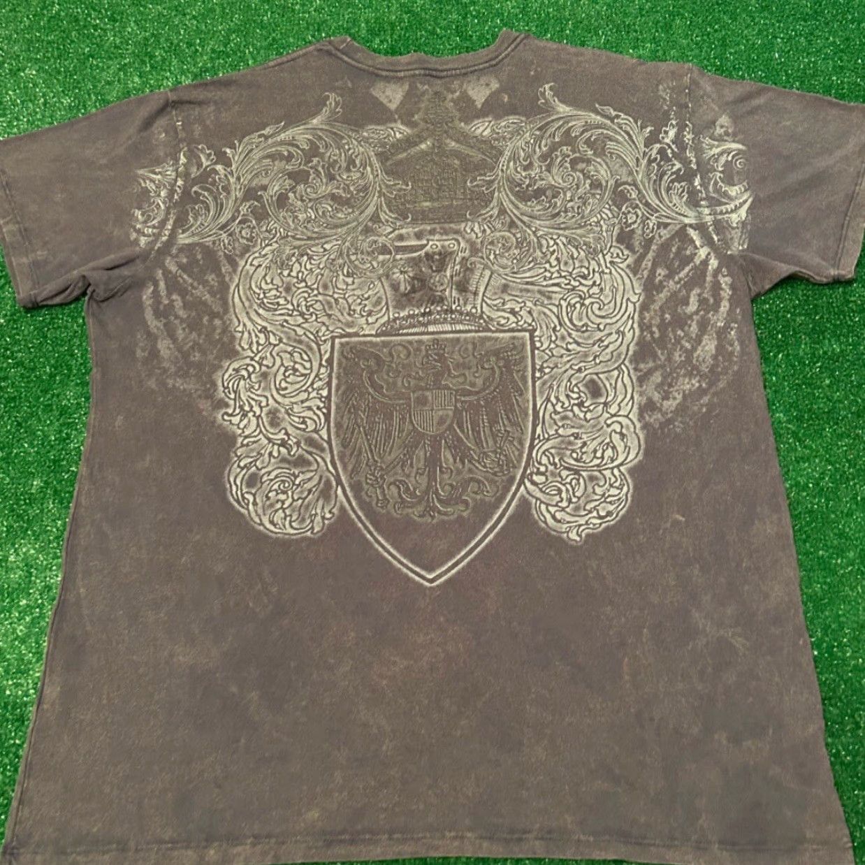 Vintage VINTAGE Y2K Envious Souls MMA Skull Wings Grunge Punk Hip Hop VTG Shirt Mens XL Gray Size US XL / EU 56 / 4 - 2 Thumbnail