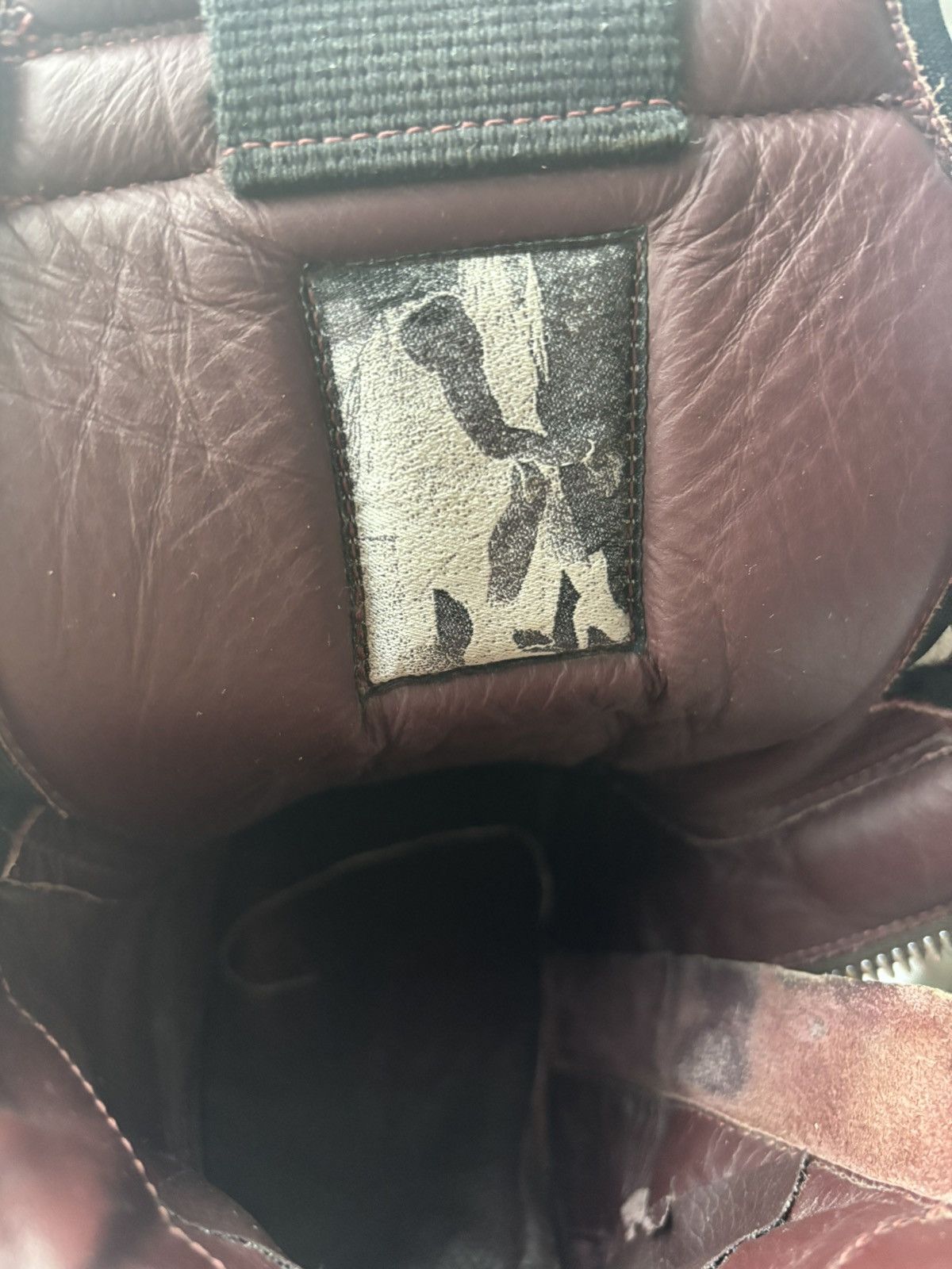 Rick Owens Rick Owens Geobasket Performa Burgundy Size US 7 / EU 40 - 4 Thumbnail