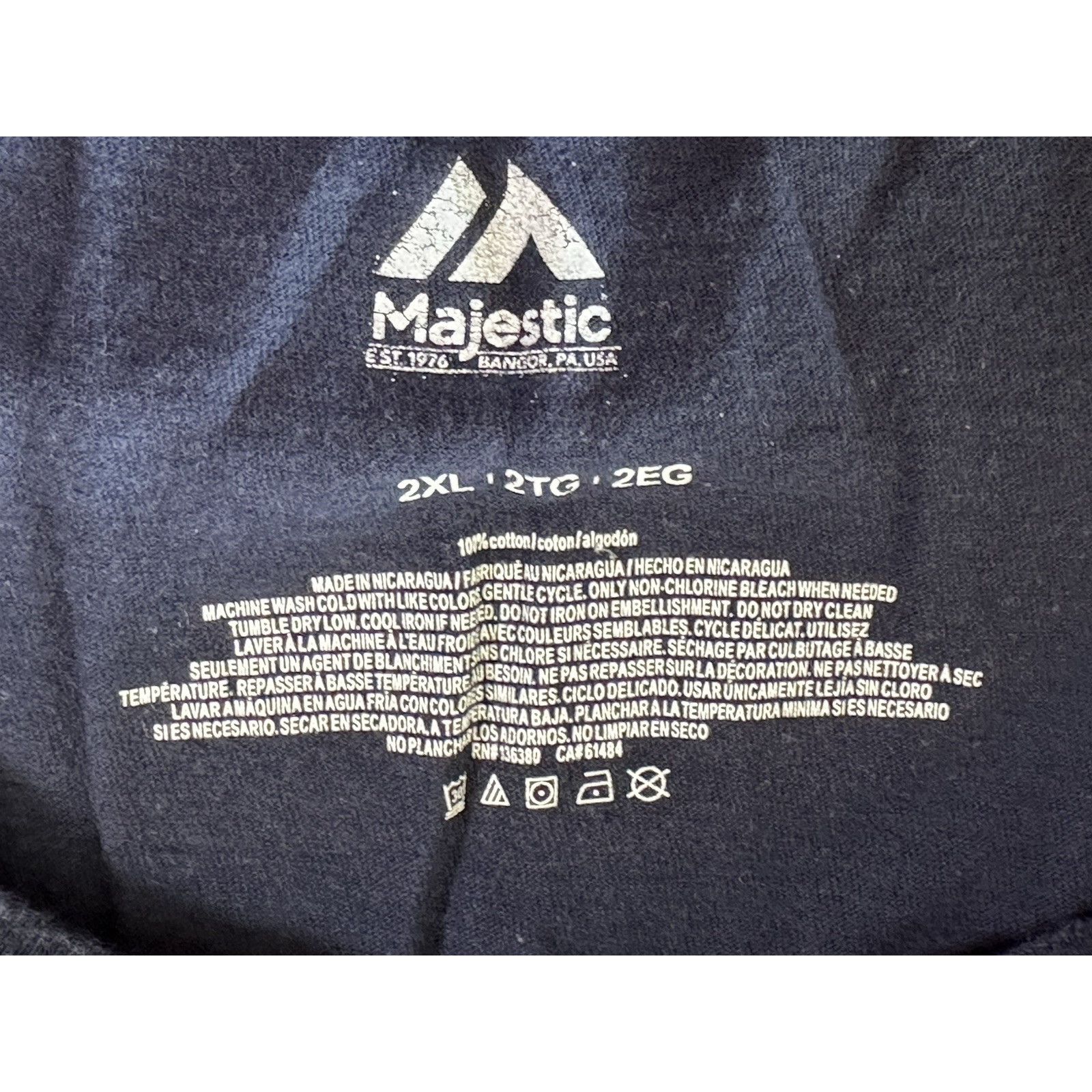 Majestic Majestic 2XL T-Shirt Washington Nationals 2019 World Series Size US XXL / EU 58 / 5 - 6 Thumbnail