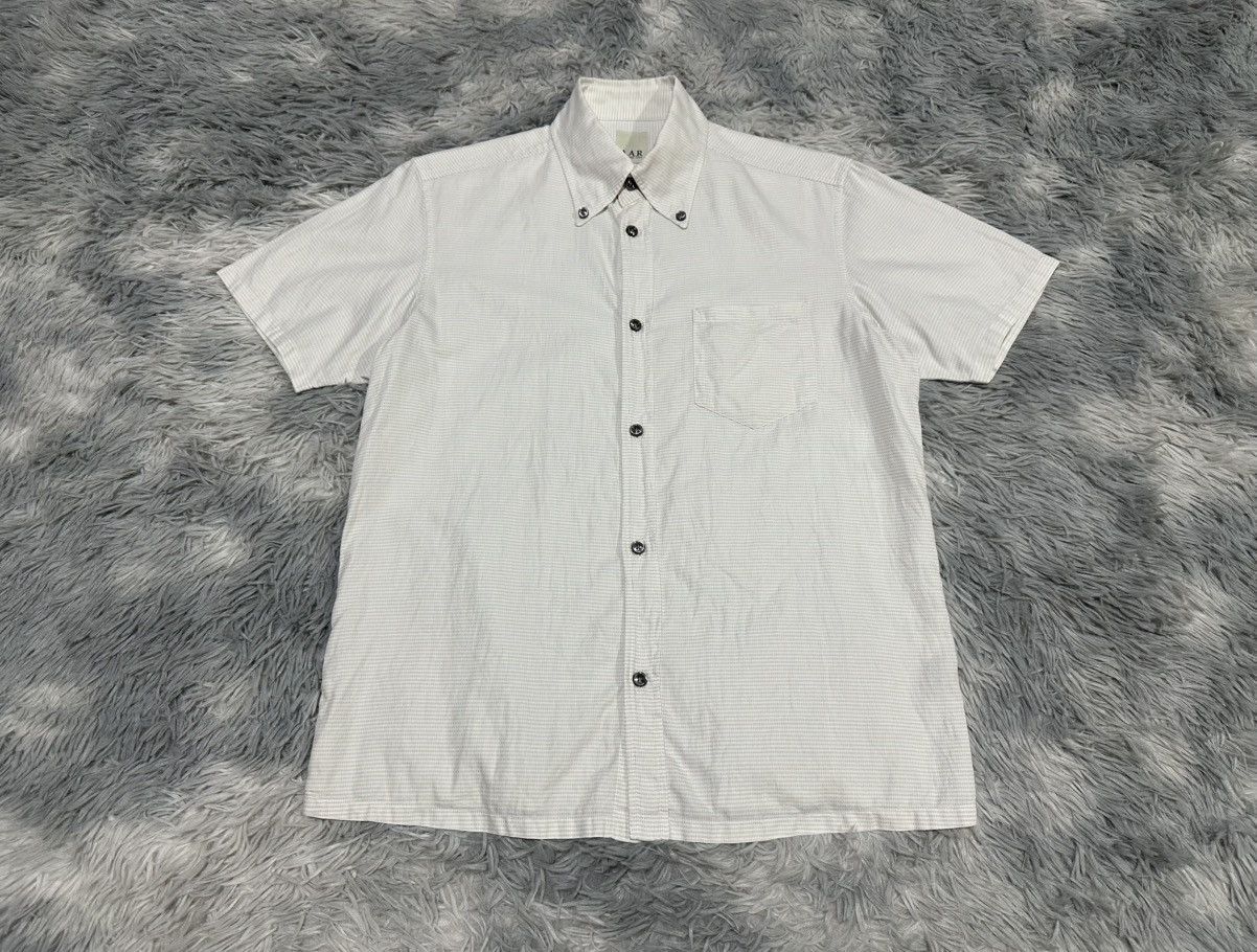 Yohji Yamamoto 🔥Vintage A.A.R Yohji Yamamoto Shirt Short Sleeve Size US L / EU 52-54 / 3 - 3 Thumbnail