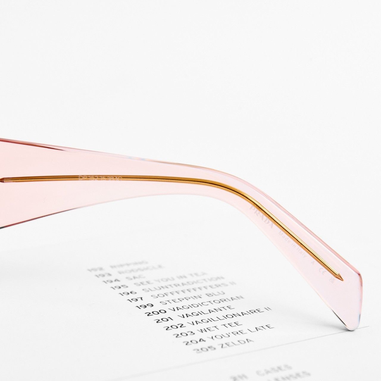 Prada PRADA 0PR 17WS 19Q10D SUNGLASSES Size ONE SIZE - 4 Thumbnail