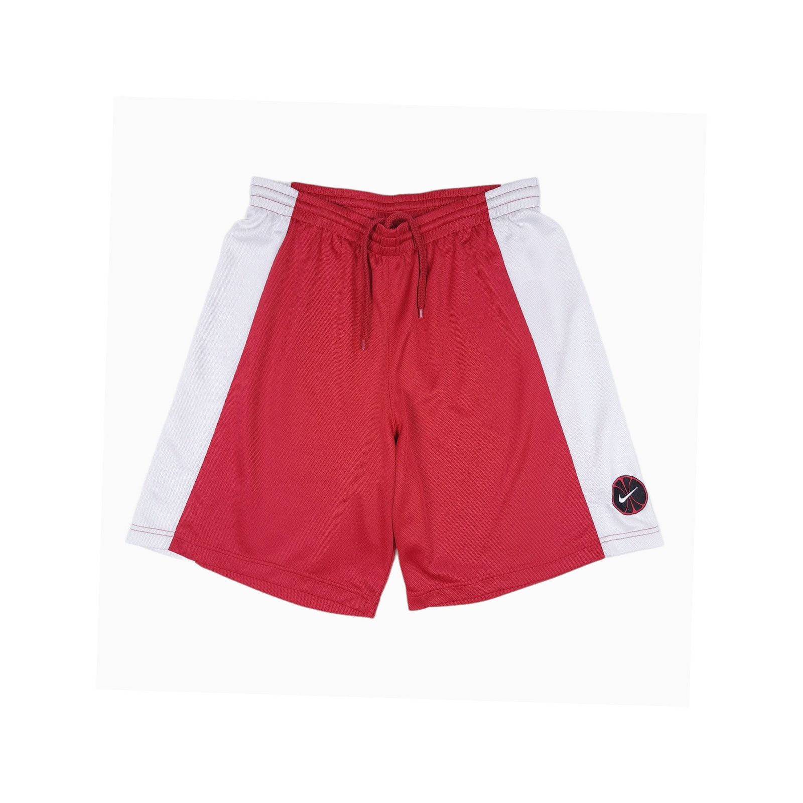 NBA × Nike × Vintage 80's Vintage M Nike Basketball Red White Embroidery Shorts Size US 34 / EU 50 - 1 Thumbnail