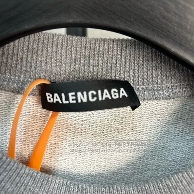 Balenciaga Balenciaga Classic Wave Coke Sweatshirt in Grey Size US S / EU 44-46 / 1 - 3 Thumbnail