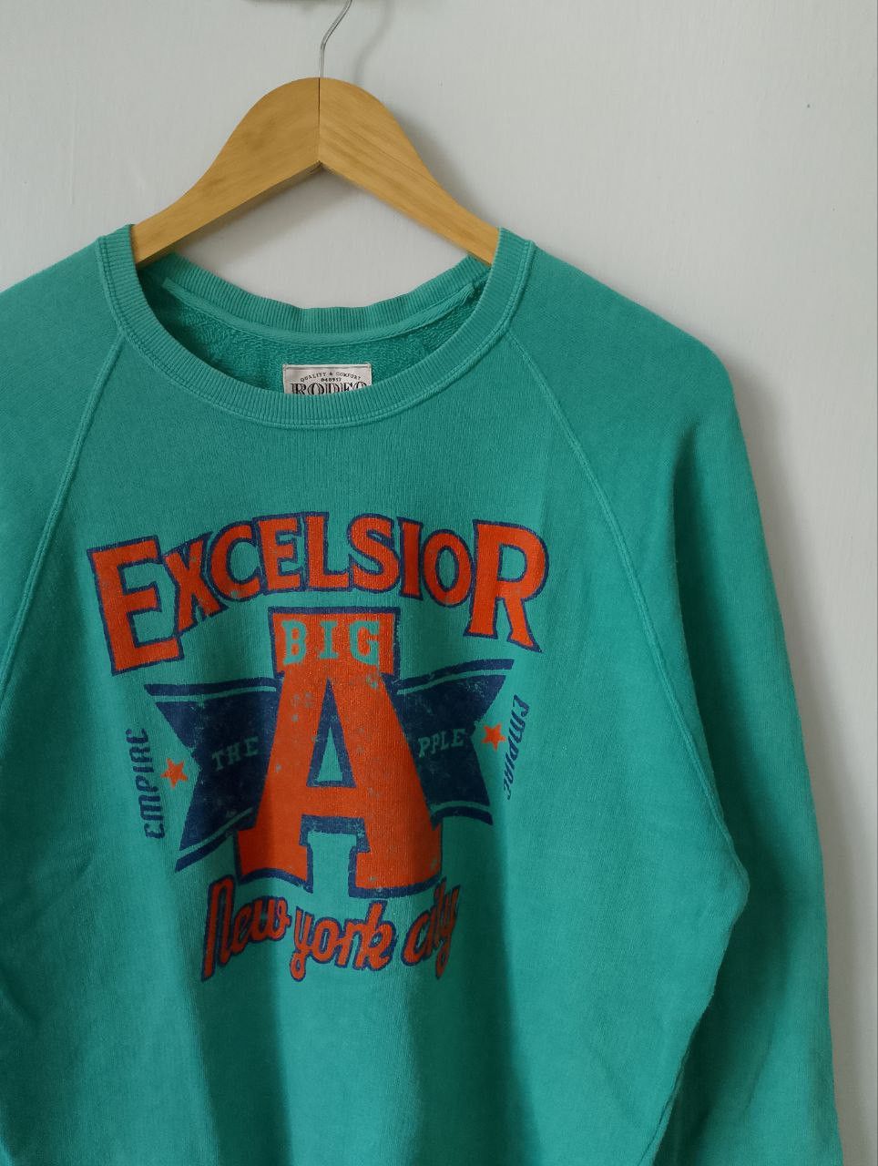 Vintage Vintage RODEO CROWNS Japan Excelsior NYC Sweatshirt Size US L / EU 52-54 / 3 - 4 Thumbnail
