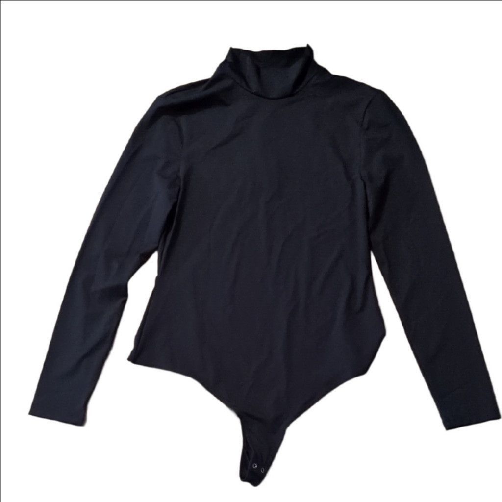 Theory Theory Nocturne Navy Motion Jersey Turtleneck Bodysuit Med. Size M / US 6-8 / IT 42-44 - 2 Thumbnail