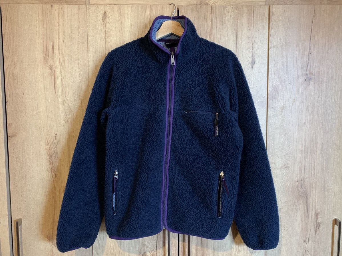 Image of Patagonia Classic Retro X Cardigan in Blue, Men's (Size Small)