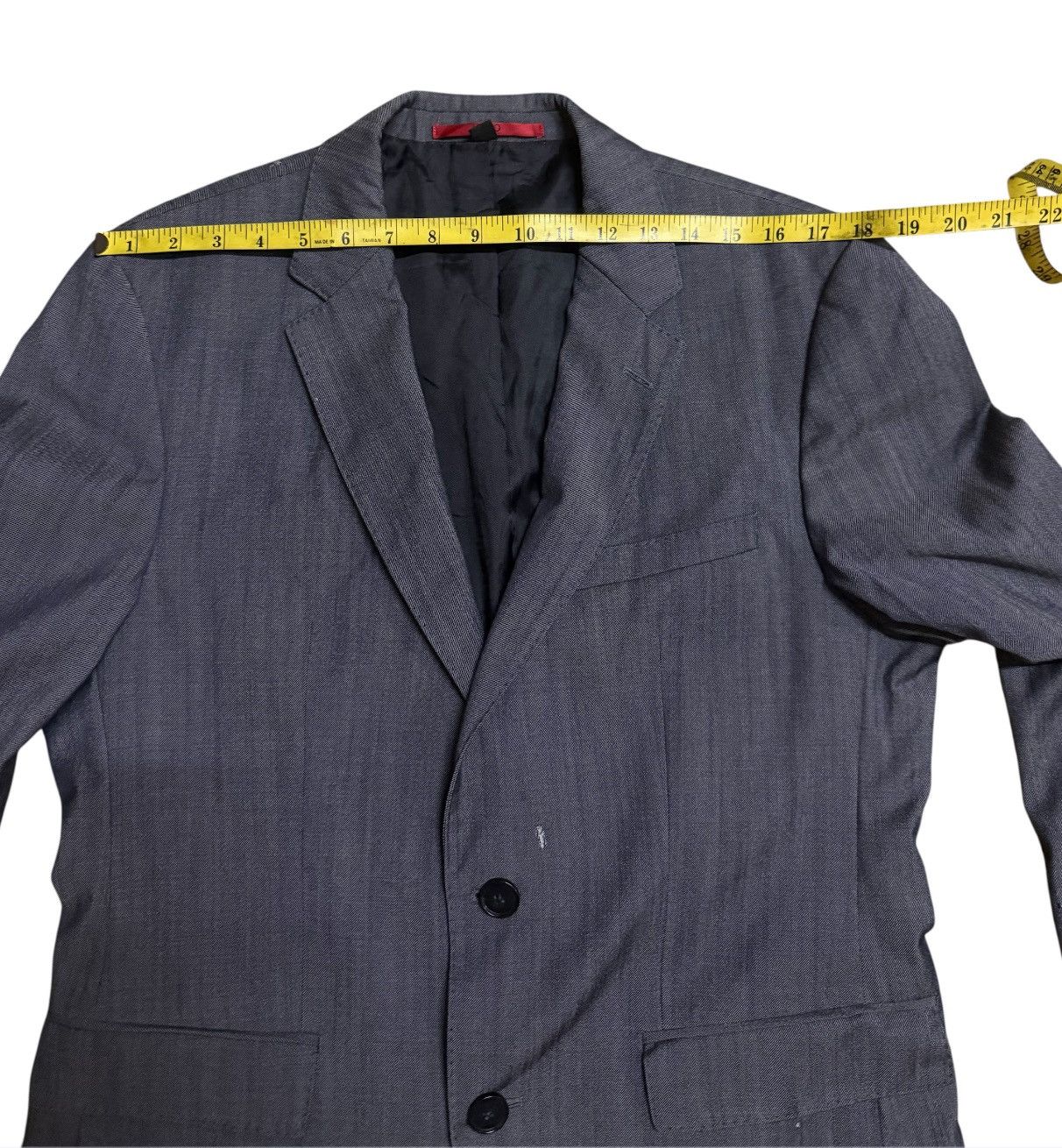 Hugo Boss HUGO BOSS Blazers Slim-fit Grey Size 38S - 7 Thumbnail