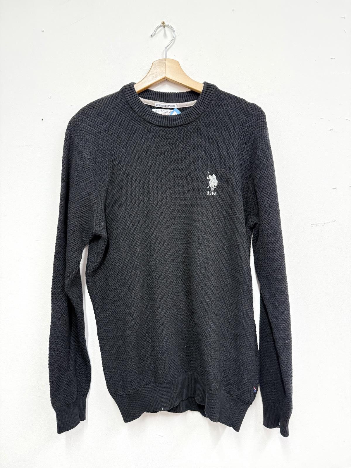 U.S. Polo Assn. U.S. Polo Assn. Black Luxury Knitwear Sweater Size US L / EU 52-54 / 3 - 1 Thumbnail