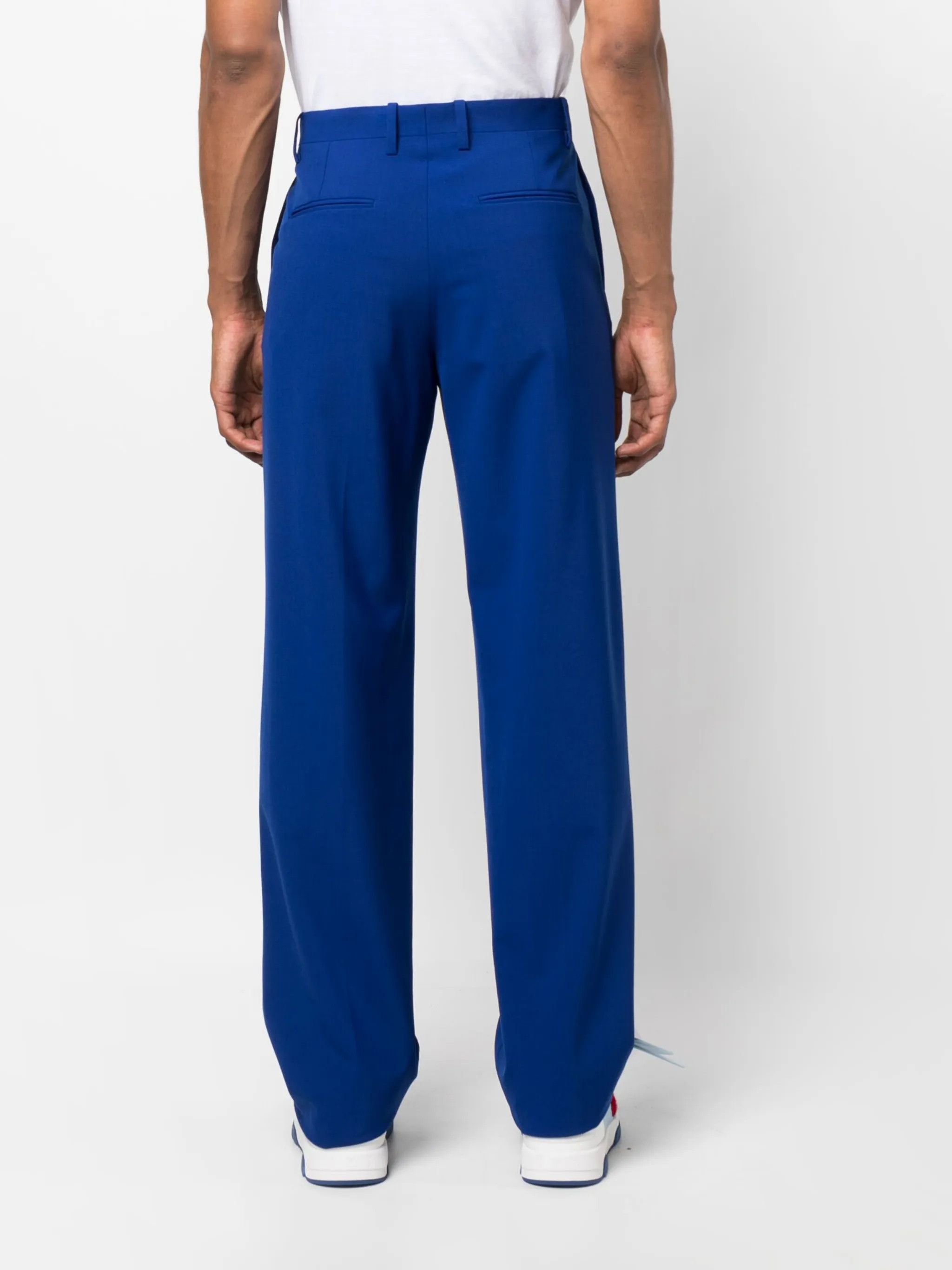 Off-White o1y0225 Casual Pant in Bright Blue Size US 32 / EU 48 - 4 Thumbnail