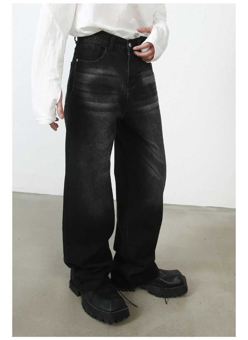 Japanese Brand × Jean Vintage washed loose jeans straight wide leg Size US 32 / EU 48 - 5 Thumbnail