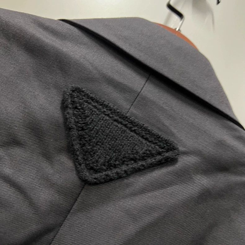 Prada Prada Triangle logo on the back black suit 2501-Nextarrow Size 50R - 3 Thumbnail