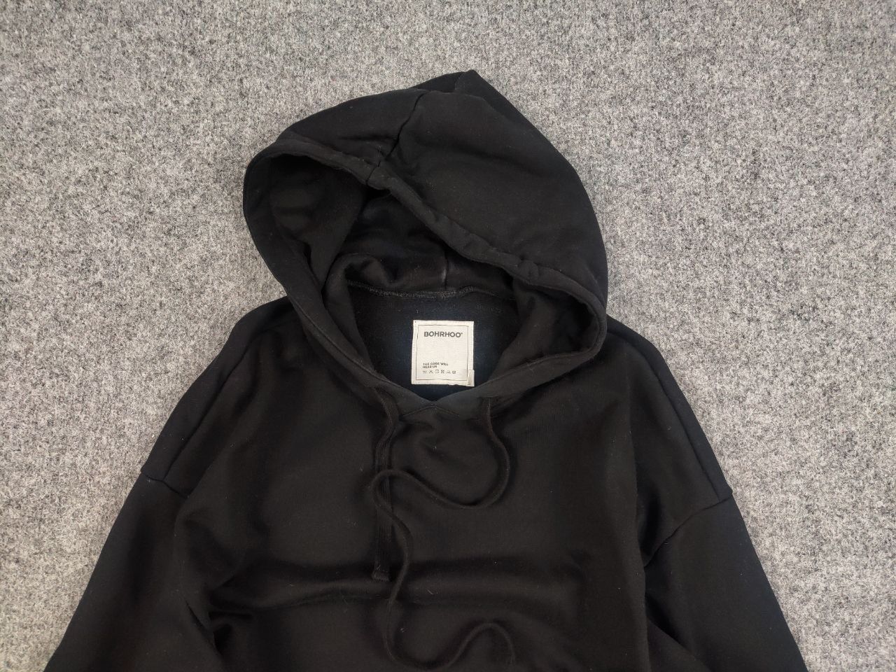 Japanese Brand Bohrhoo Japanese Oversized Black Hooded Avant Garde Size US S / EU 44-46 / 1 - 9 Thumbnail