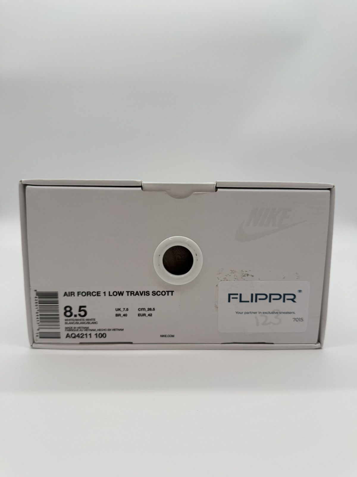 Nike × Travis Scott Nike Air Force 1 Travis Scott AF1000 White EU 42 Size US 8.5 / EU 41-42 - 11 Thumbnail