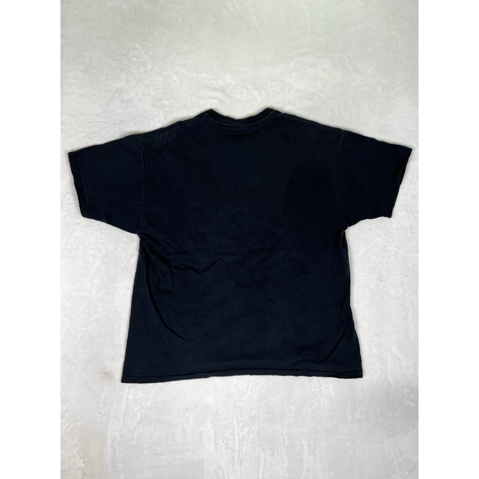 Vintage VINTAGE Human-i-tees T-Shirt 2XL Black 90s Tiger Graphic Print Crew Neck Short Sleeve Men Mens Size US XXL / EU 58 / 5 - 7 Thumbnail