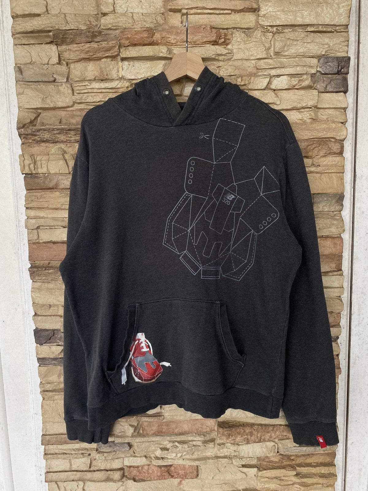 New Balance Vintage New Balance Shoes 320 Hoodie Sweater Size US M / EU 48-50 / 2 - 1 Thumbnail