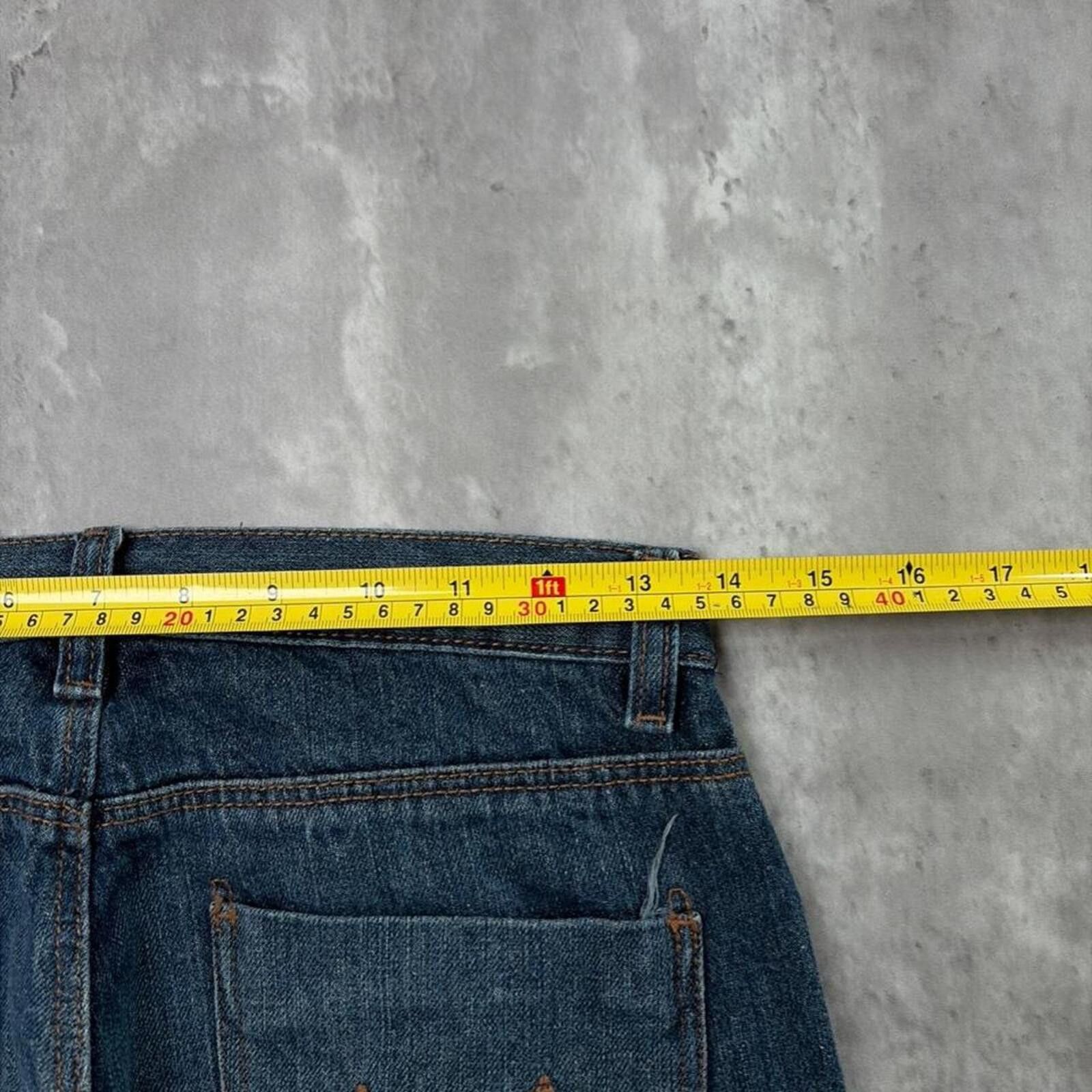 Sean John Y2K Blue Sean John Grunge Baggy Skater Denim Jeans Size 27" / US 4 / IT 40 - 6 Thumbnail