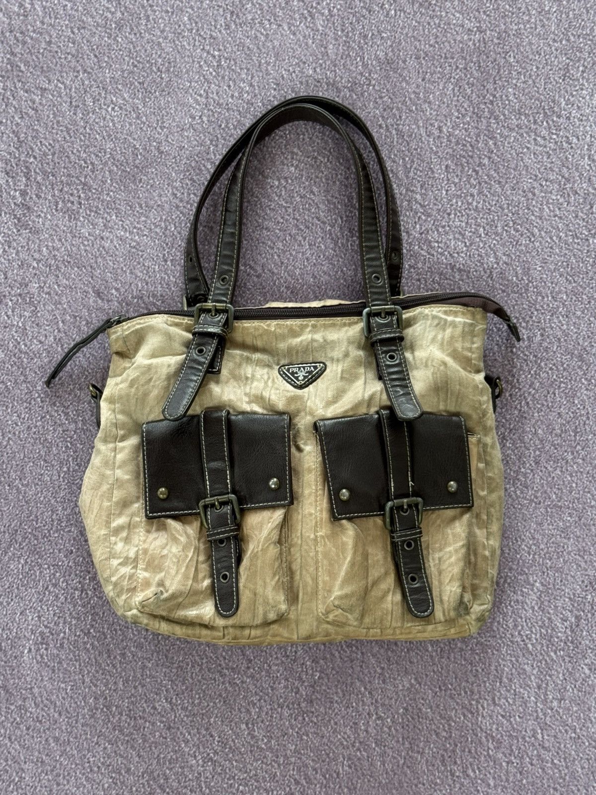 Y2K Vintage Military Vibe Japanese Style Glamour Cargo Bag