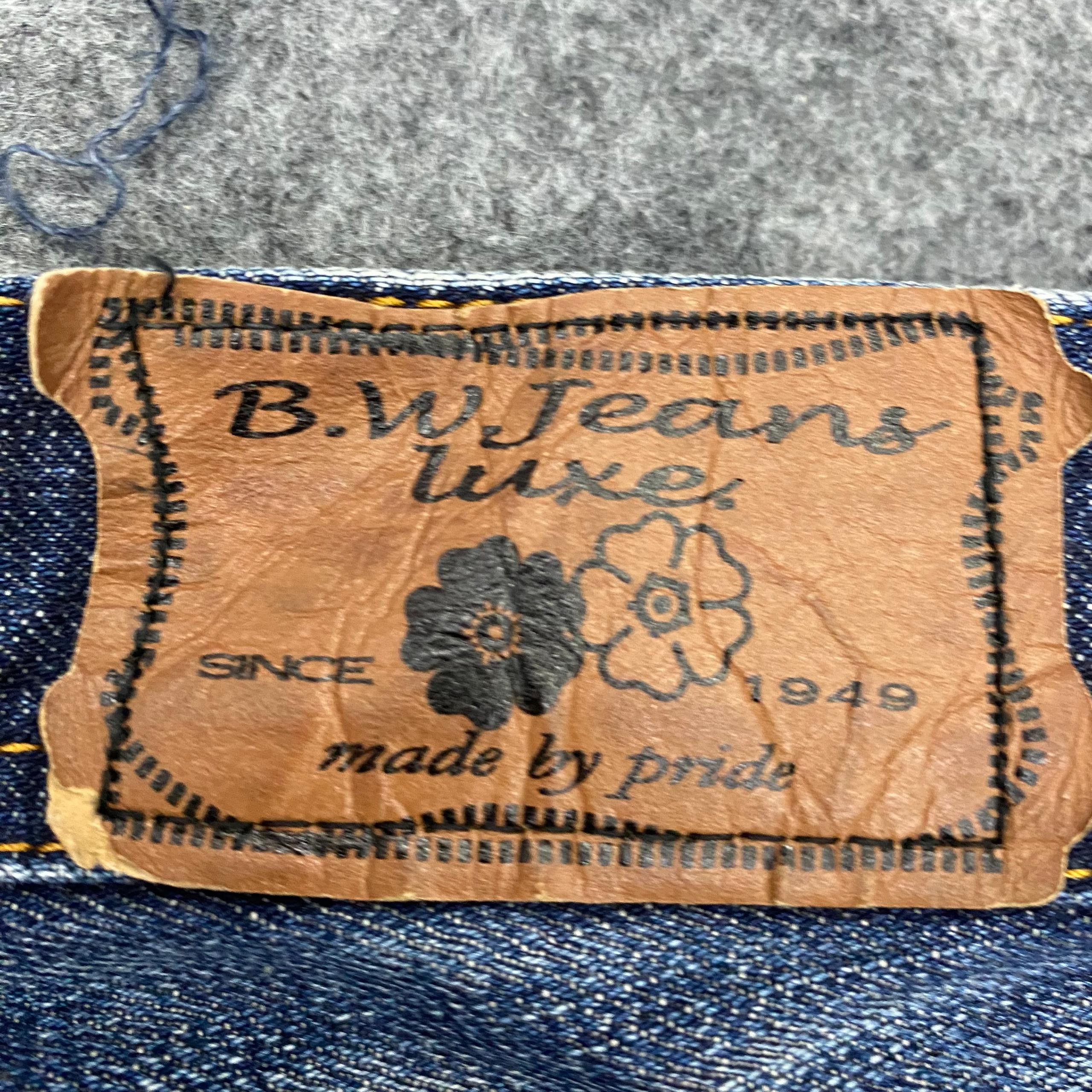 If Six Was Nine 💥Best Offer💥Vintage Blue Way Distressed Denim Size US 35 - 14 Thumbnail