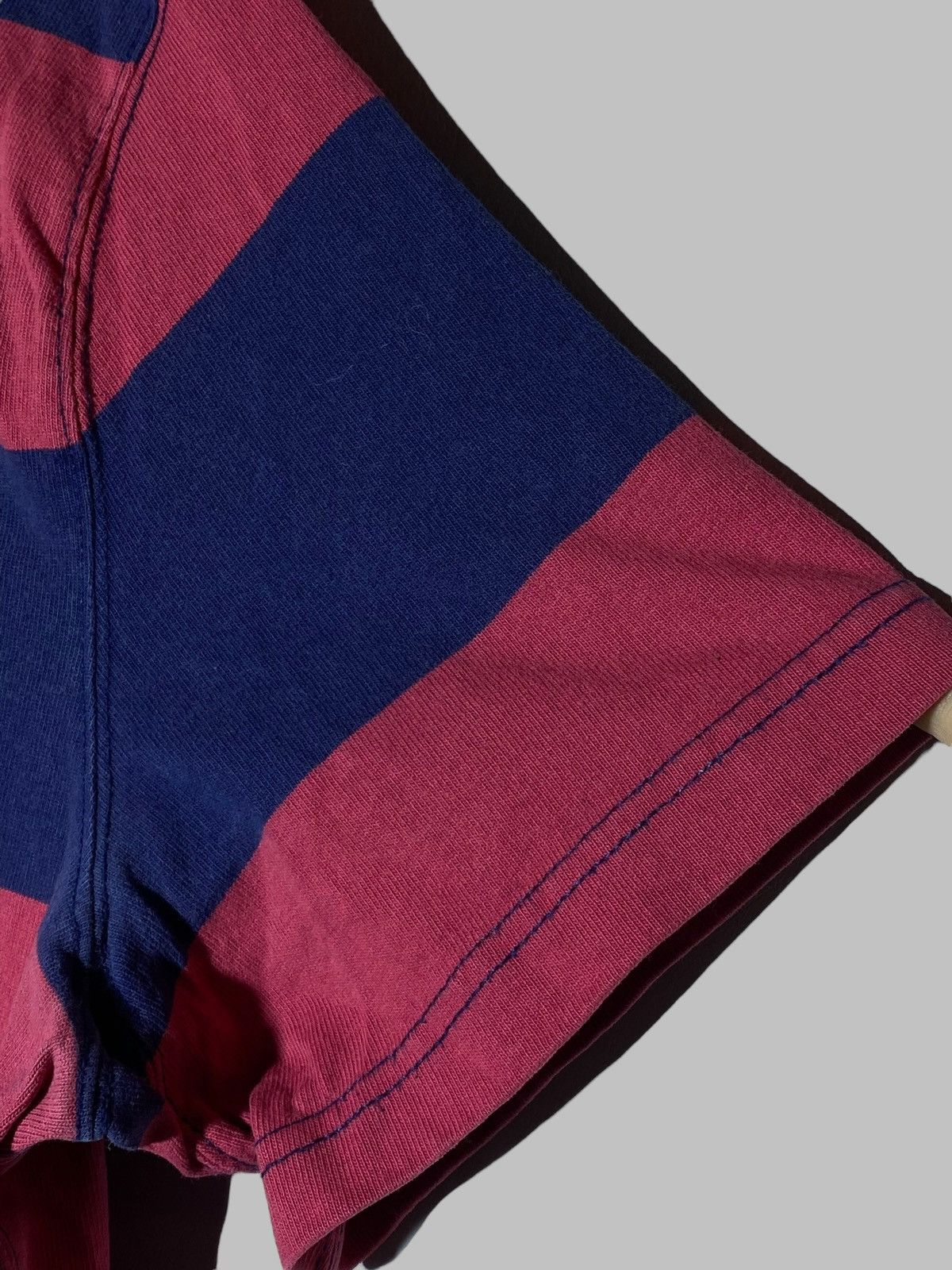 Polo Ralph Lauren 🔥 Y2K RALPH LAUREN RUGBY STRIPED POLO PREPPY SPORT VINTAGE Size US L / EU 52-54 / 3 - 6 Thumbnail