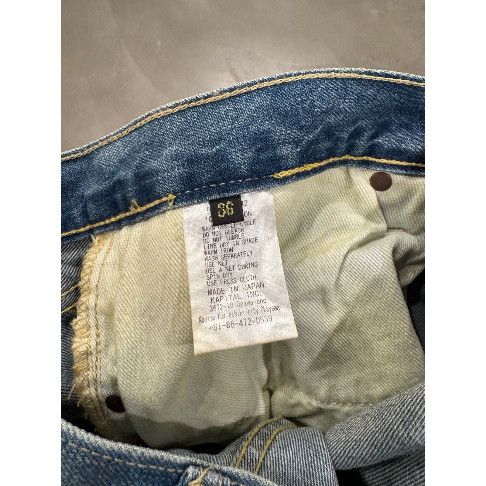 Kapital 2000s Kapital boro distressed jeans Size 25" / US 0 / IT 36 - 6 Thumbnail