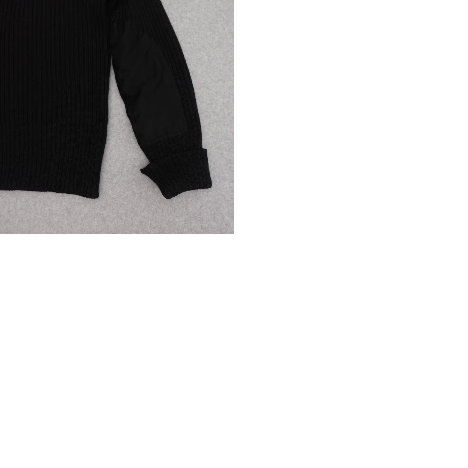 Vintage VTG Brigade Quarter Masters Sweater Adult 42 in Black Wool Size US XL / EU 56 / 4 - 9 Thumbnail