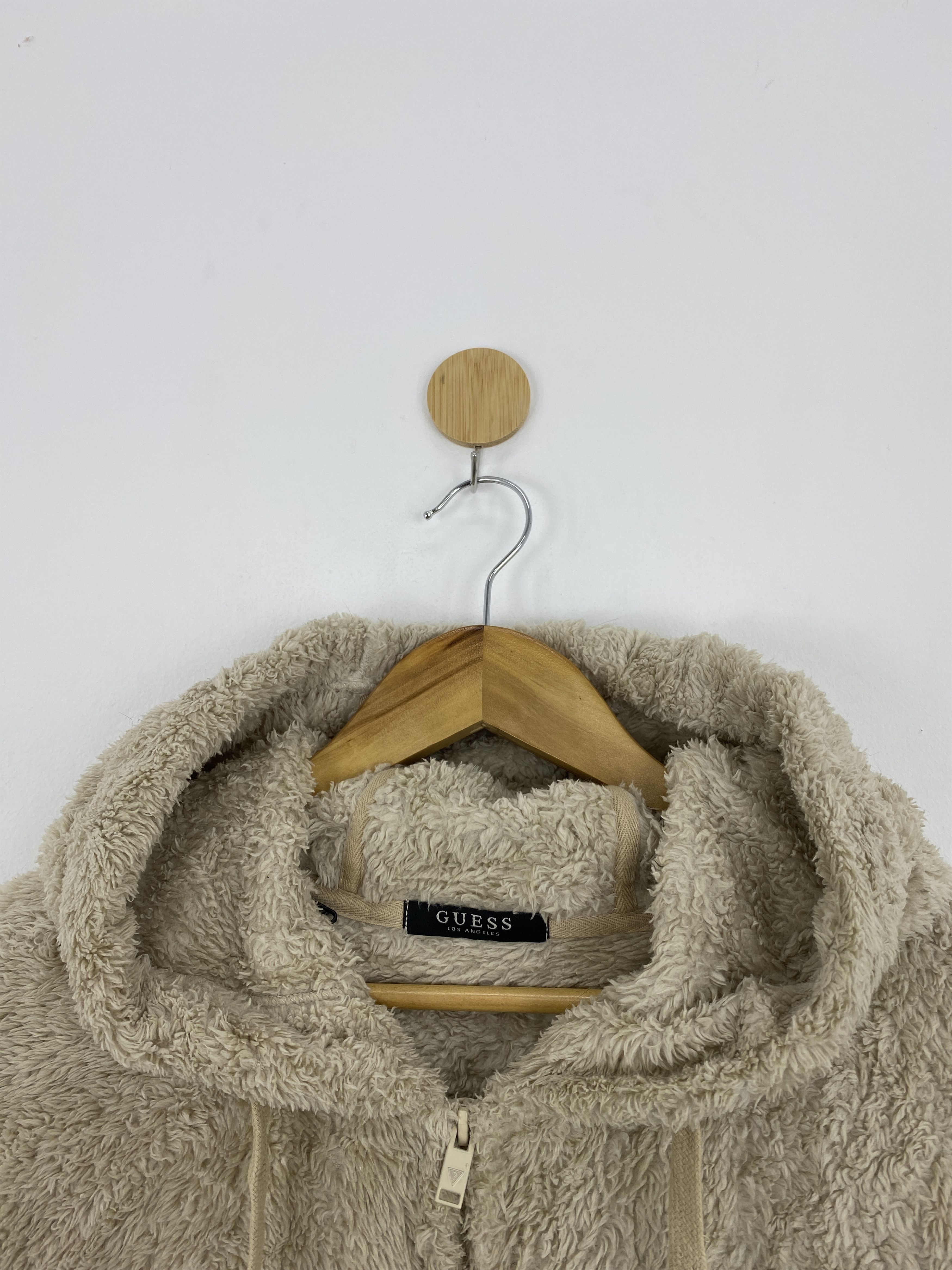Guess Vintage Guess Fleece Sherpa Hooded Jacket J1862 Size US S / EU 44-46 / 1 - 11 Thumbnail