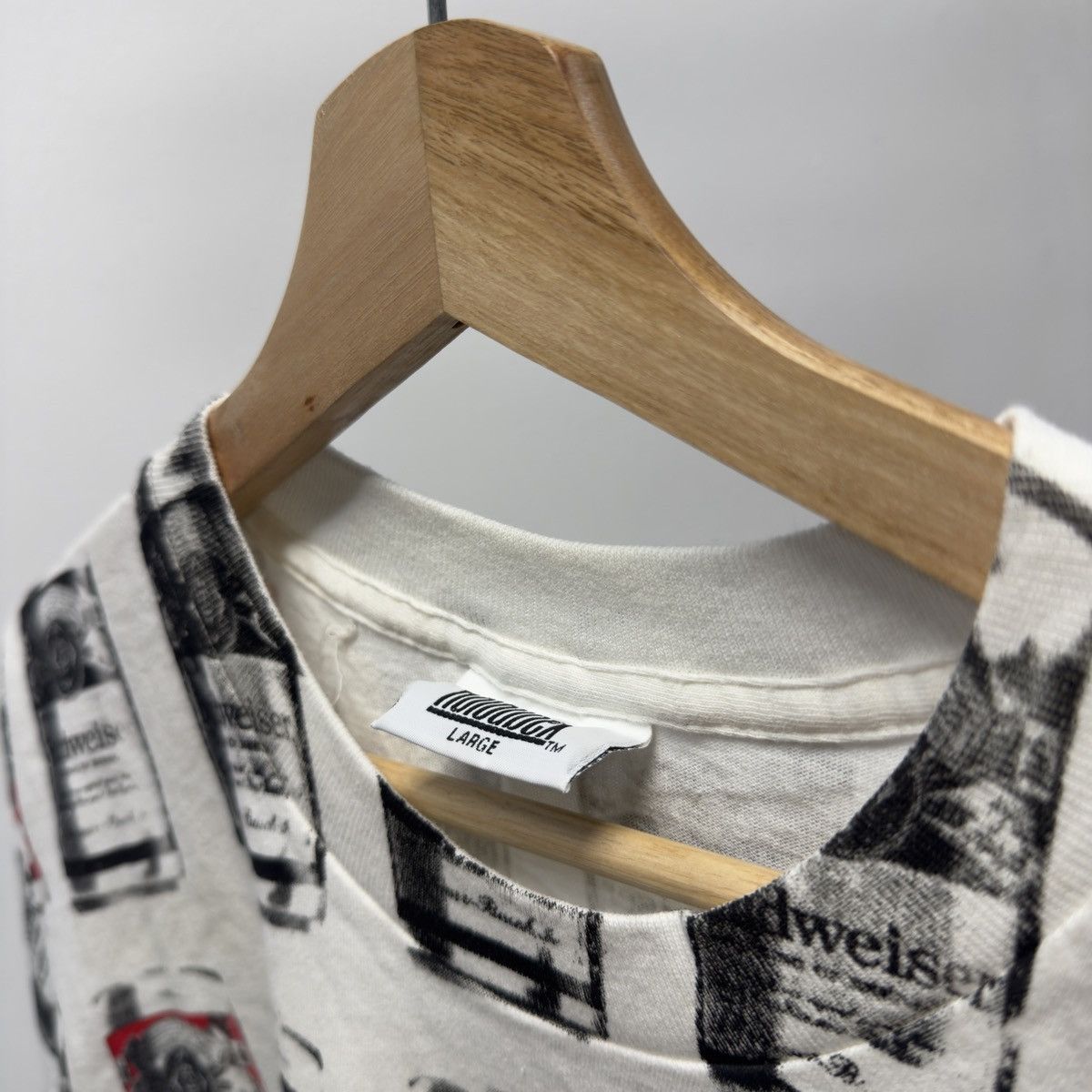 Vintage Vintage 90s Budweiser Warhol AOP Print Art Shirt ERD Grunge Size US L / EU 52-54 / 3 - 2 Thumbnail