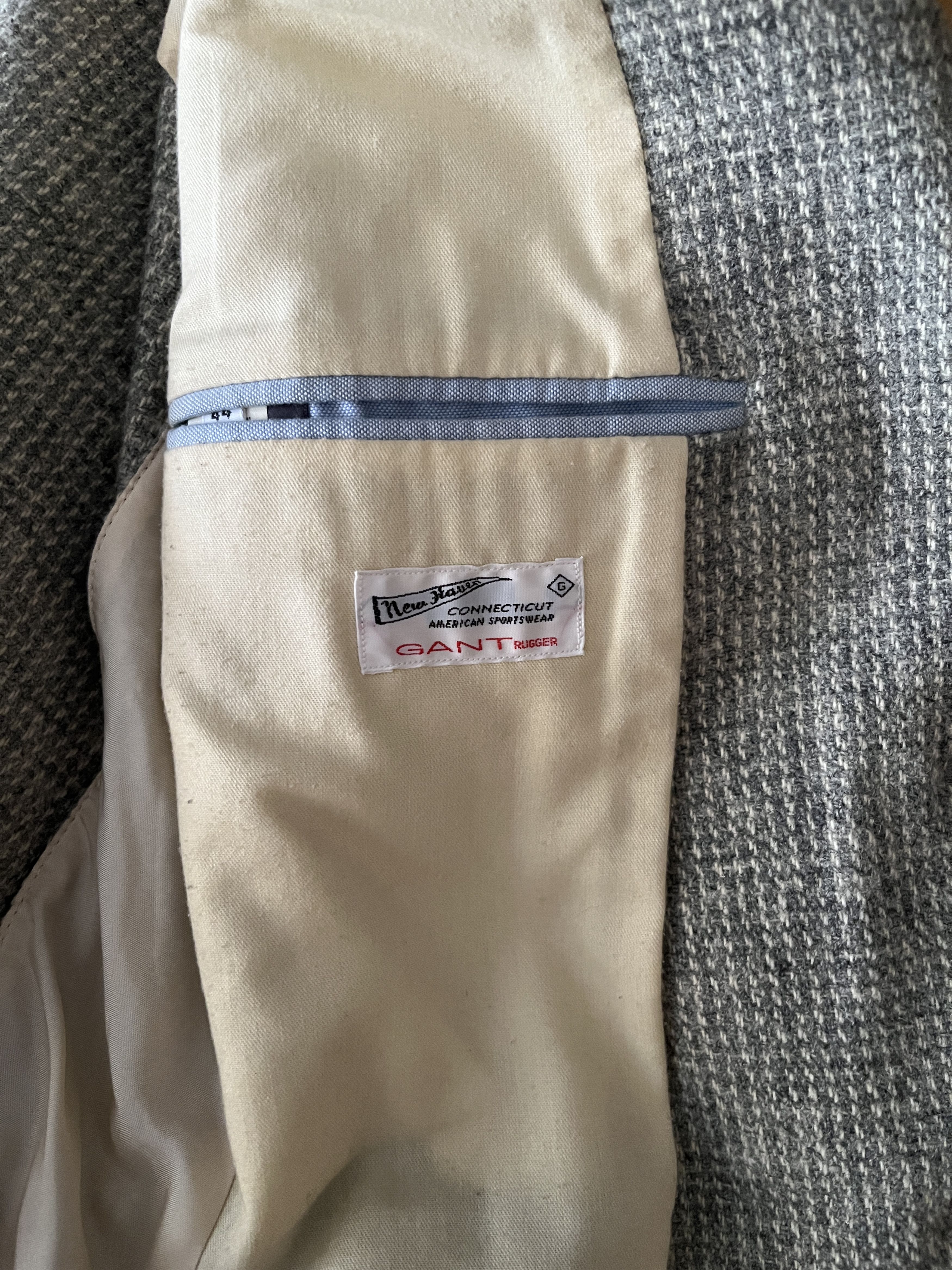 Gant Rugger Gant Rugger Wool Textured light gray sportcoat, 34 / 44 Size 34R - 6 Thumbnail