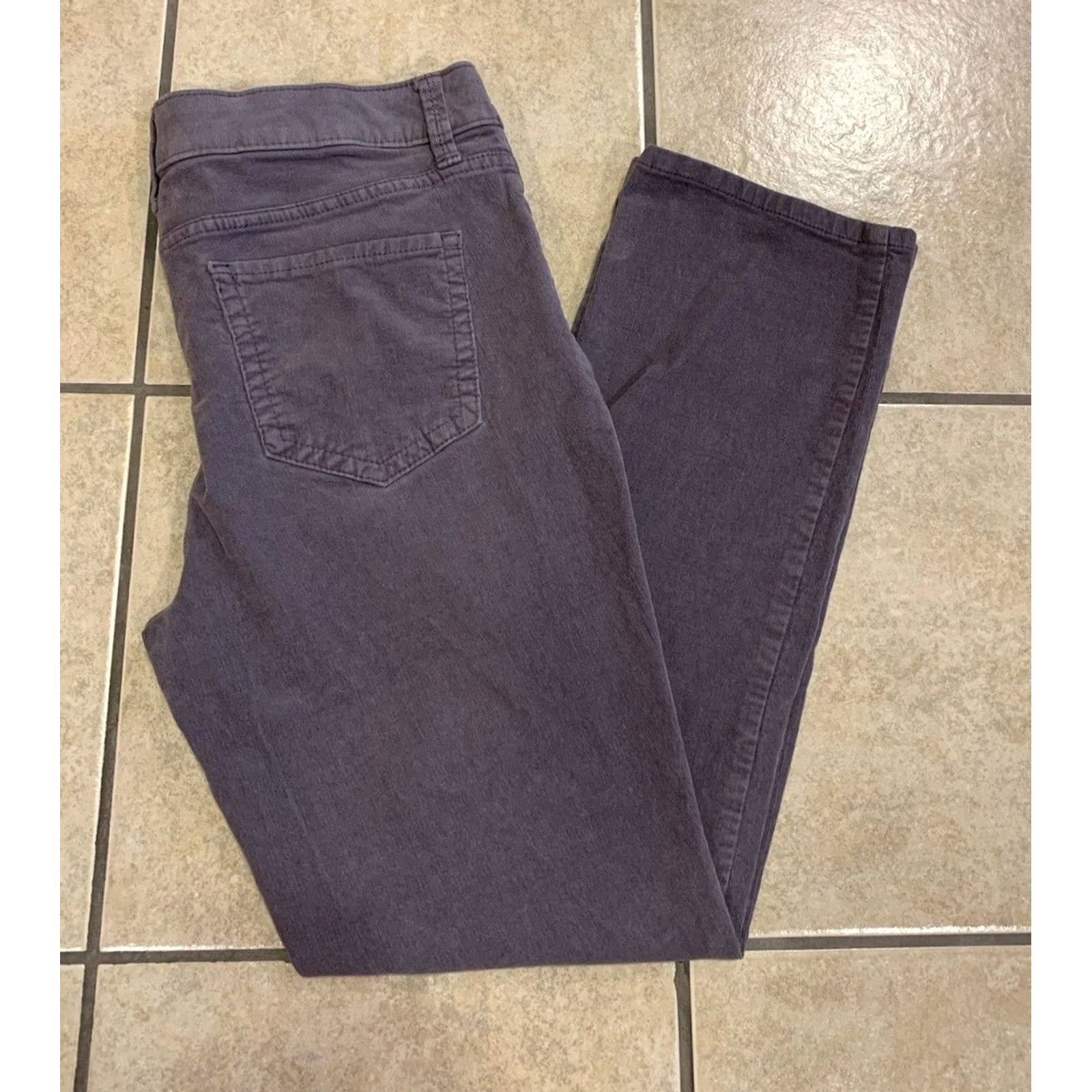 Vintage VINTAGE St. John's Bay Pants Gray Corduroy 10P Straight Leg Women's 31x28 Casual Workwear Slacking, 76424-1 Size 32" / US 10 / IT 46 - 2 Thumbnail