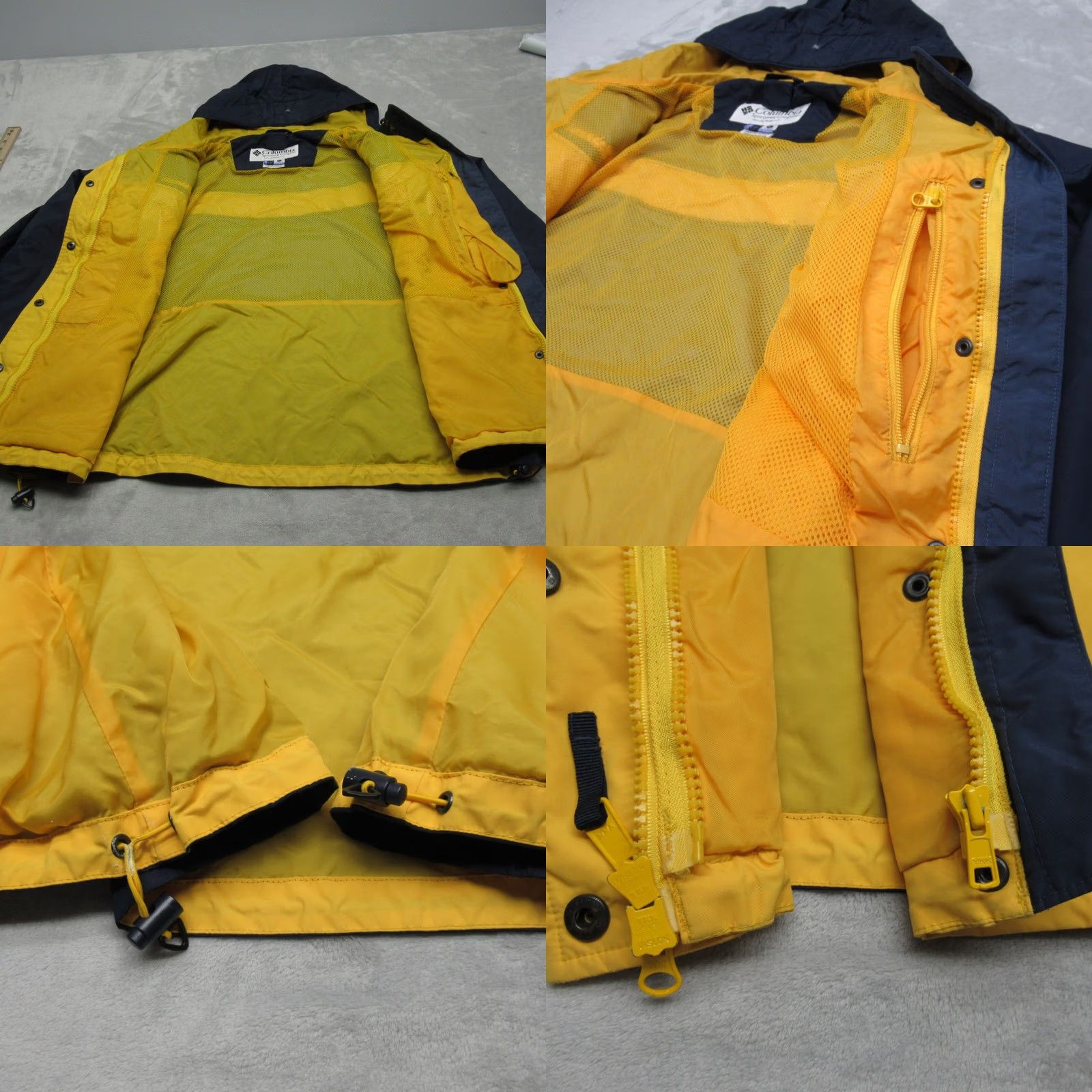 Vintage VINTAGE Columbia Jacket Womens XL Yellow Blue Interchange Hooded 3 in 1 Shell Size XL / US 12-14 / IT 48-50 - 9 Thumbnail