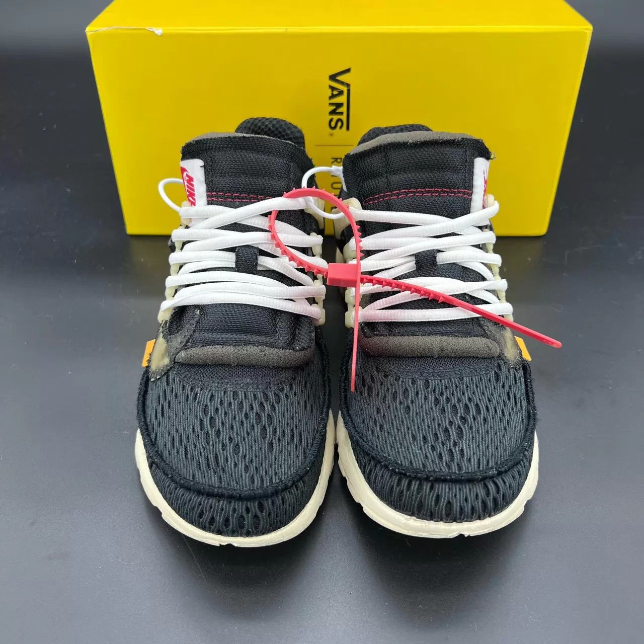 Nike Off-White Presto OG Black/White 40 Near Mint Box & Extras Size US 7 / EU 40 - 4 Thumbnail