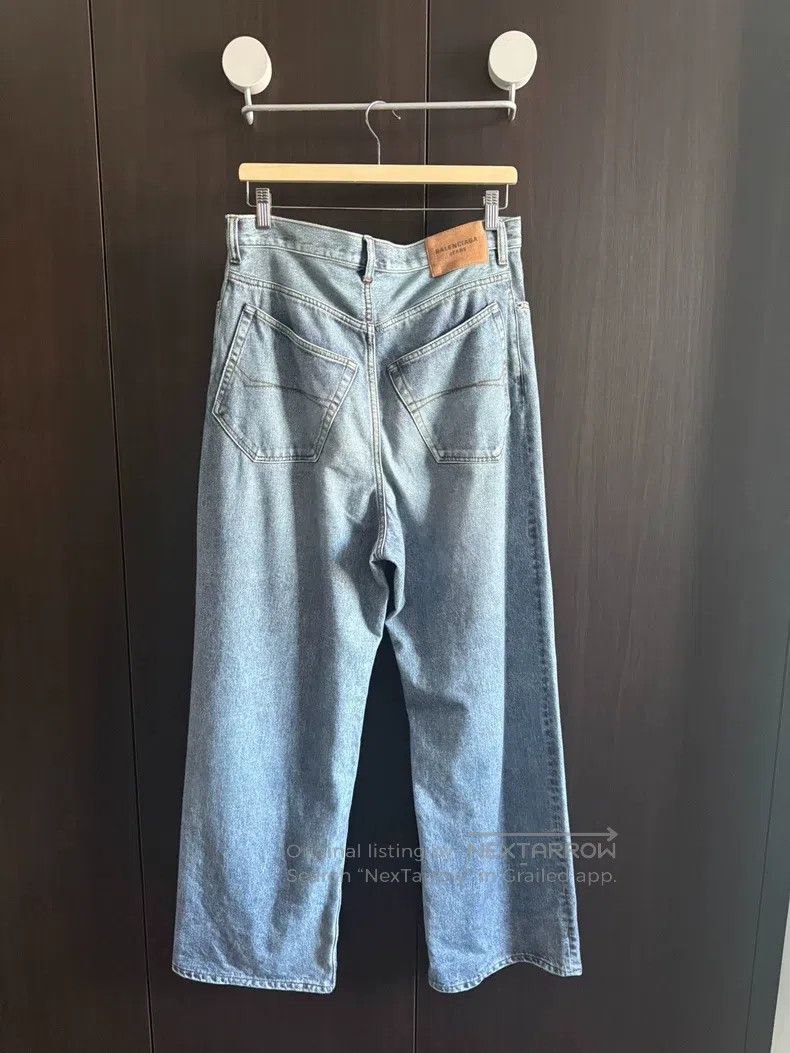 Balenciaga Balenciaga size S Printed Denim Pants, Size S Size US 27 - 2 Thumbnail