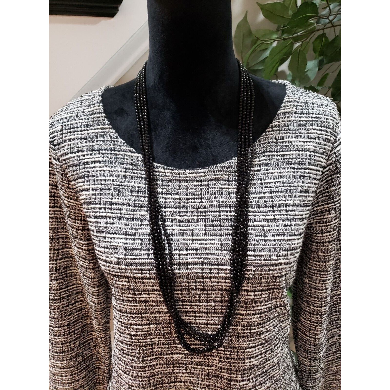 Other Cato Polyester Round Neck Long Sleeve Top Blouse Medium Size M / US 6-8 / IT 42-44 - 2 Thumbnail